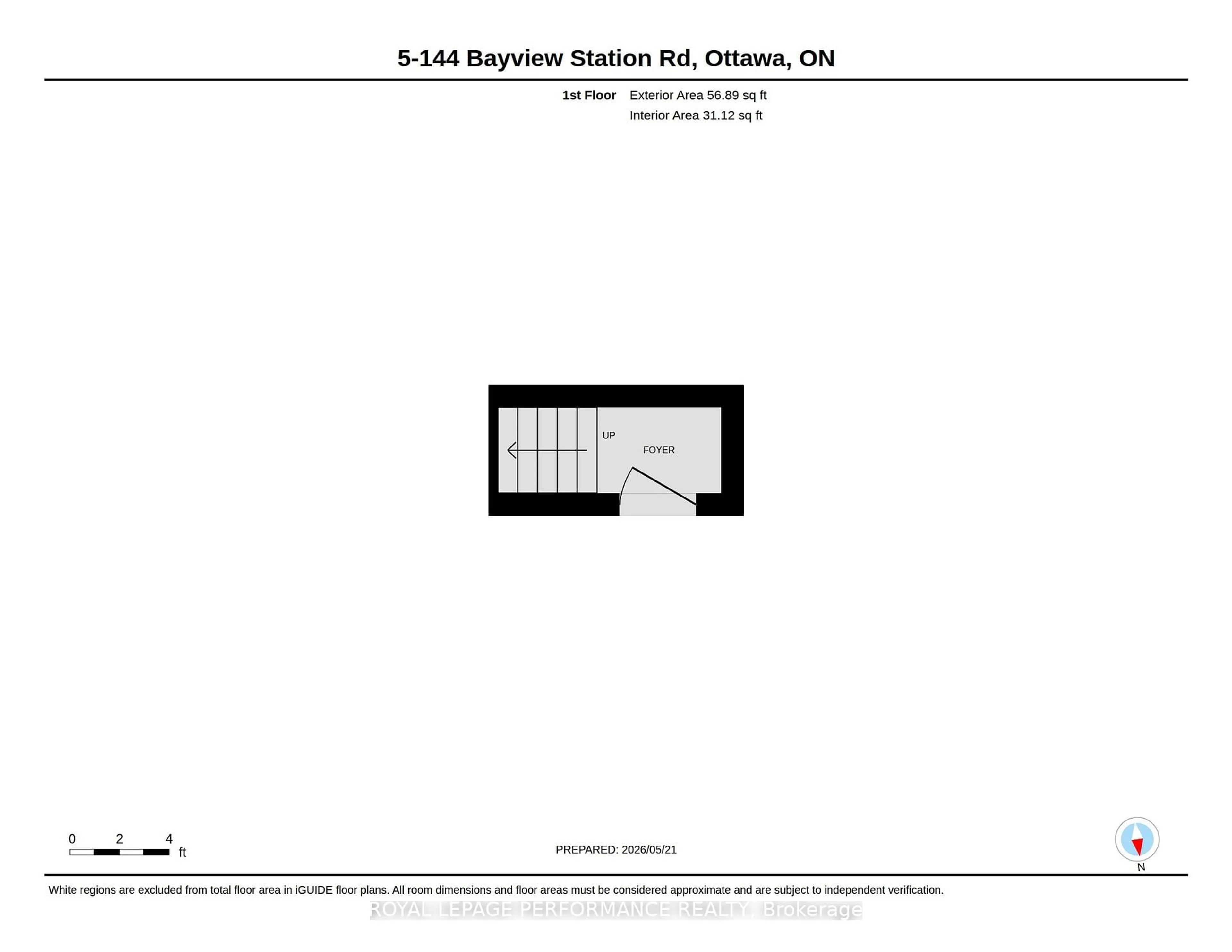 Floor plan for 144 Bayview Station Rd #5, Ottawa Ontario K1Y 4T1