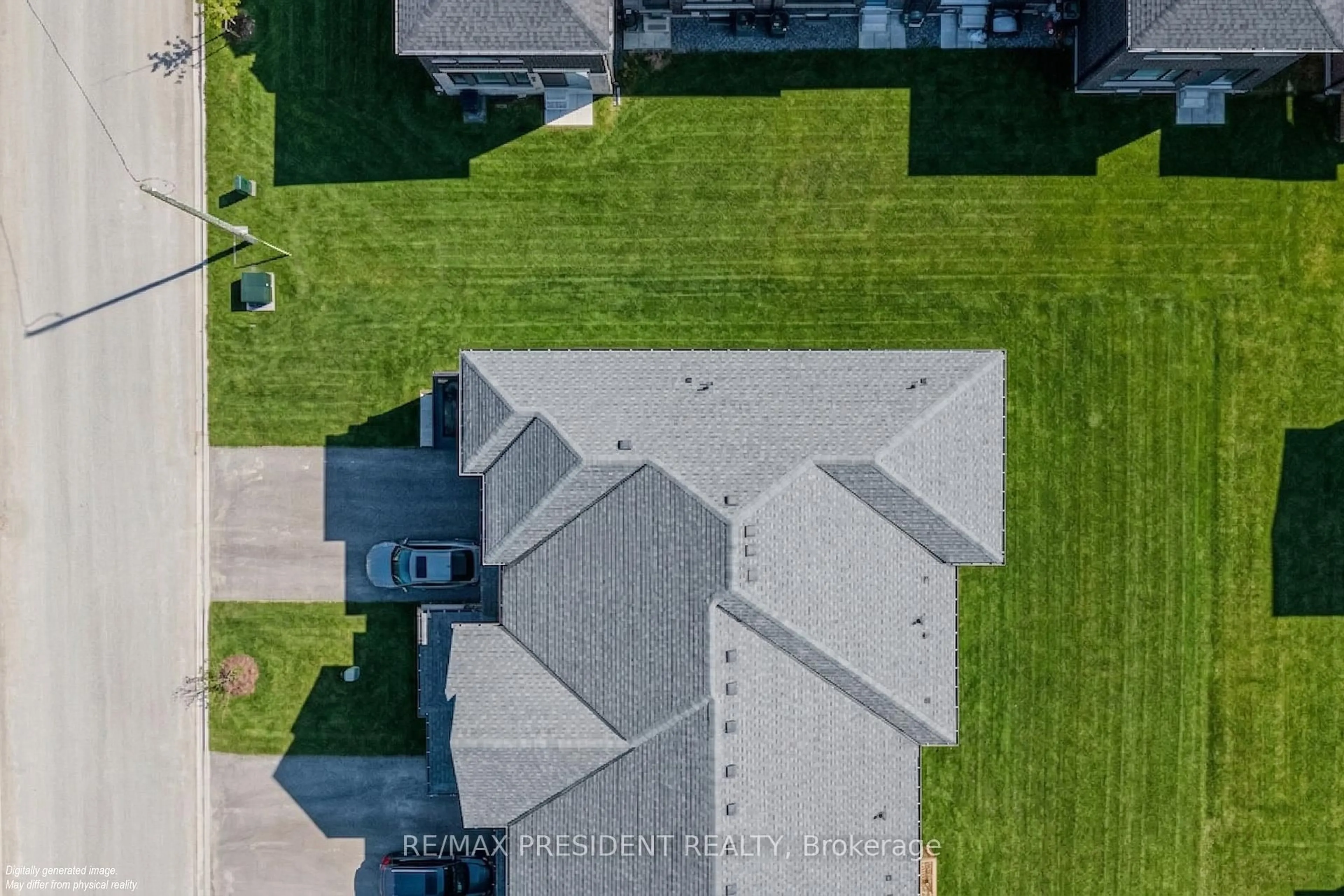A pic from outside/outdoor area/front of a property/back of a property/a pic from drone, street for 100 Corley St, Kawartha Lakes Ontario K9V 6C2