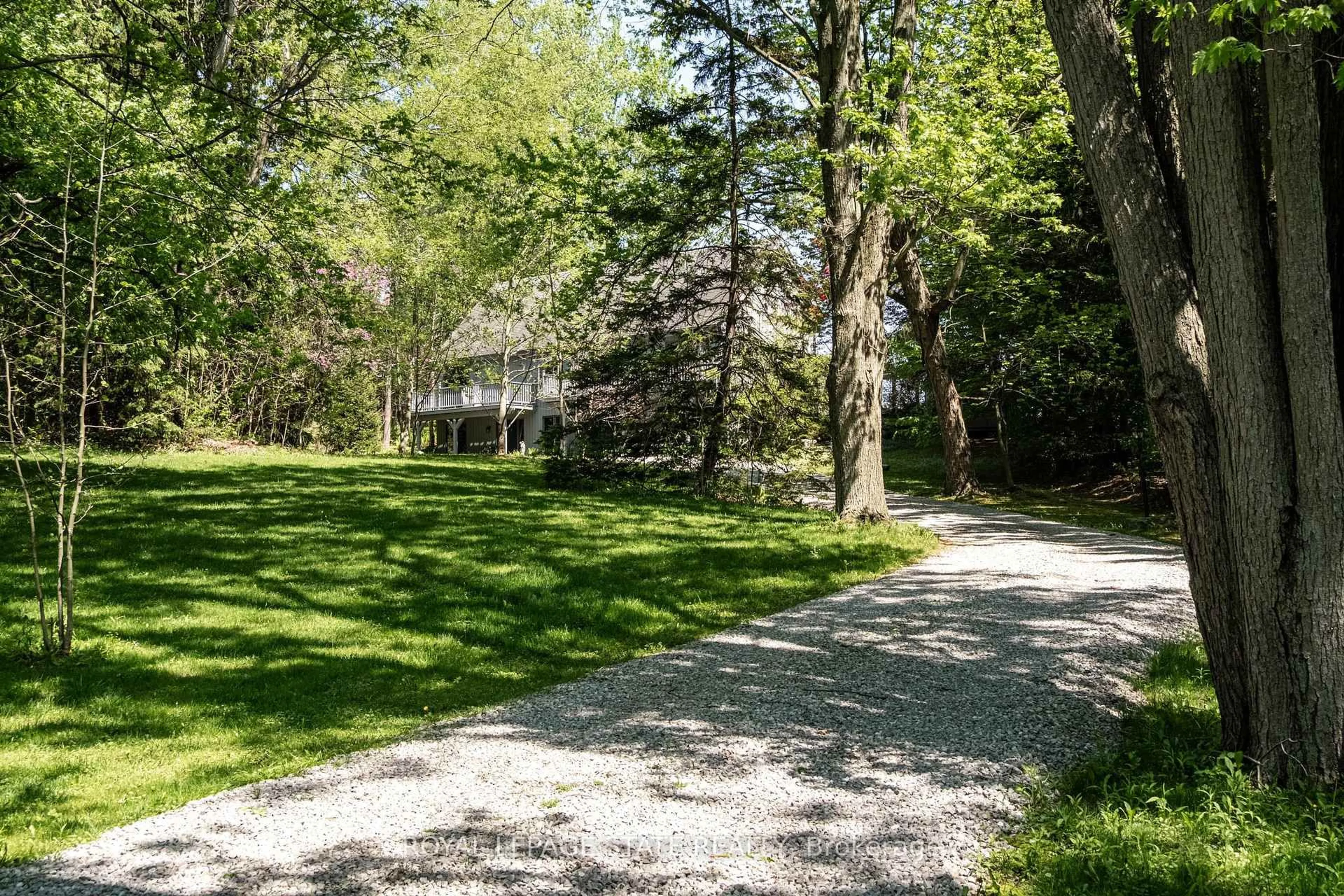 Patio, forest/trees view for 176 Weirs Lane, Hamilton Ontario L9H 5E1