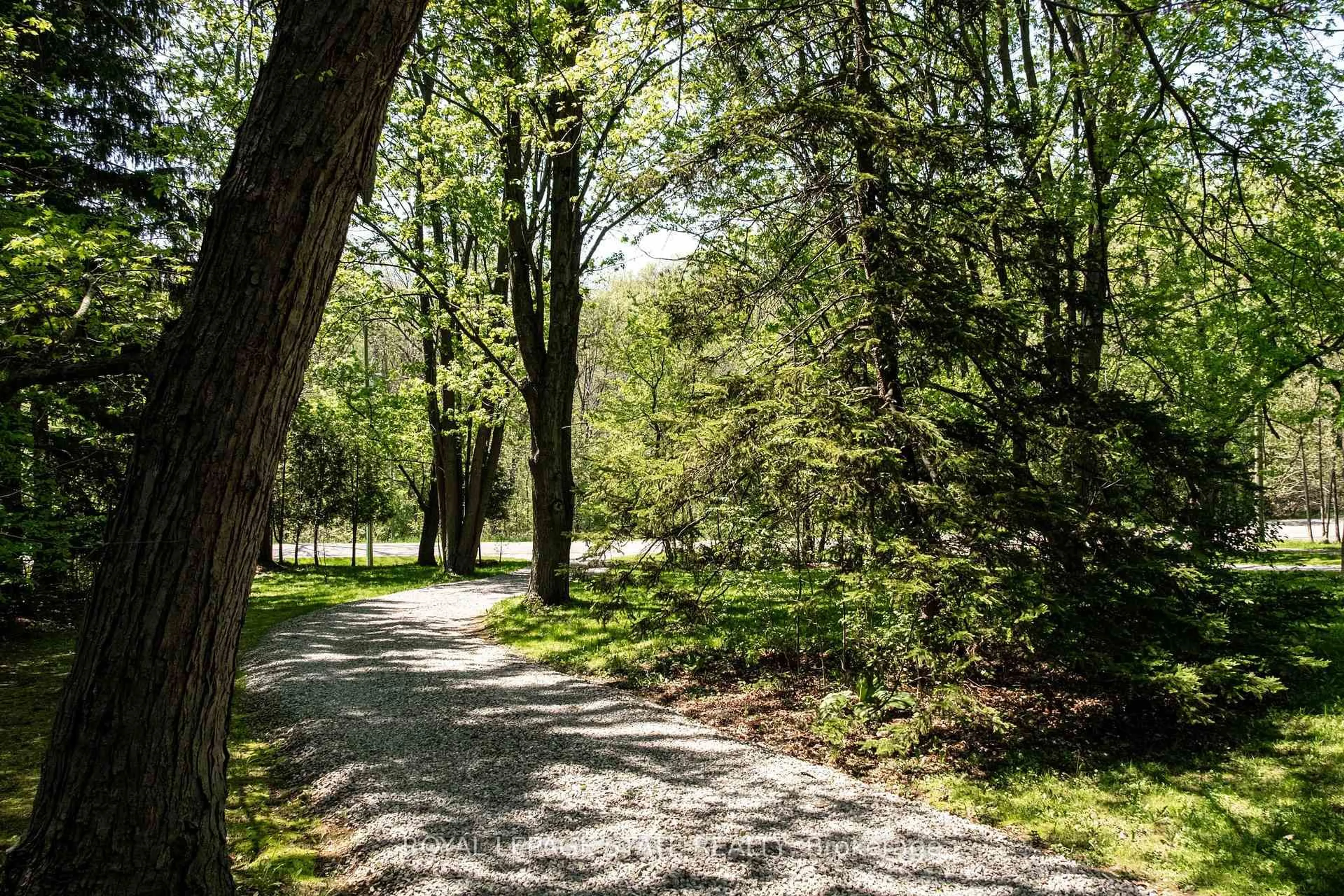 Patio, forest/trees view for 176 Weirs Lane, Hamilton Ontario L9H 5E1
