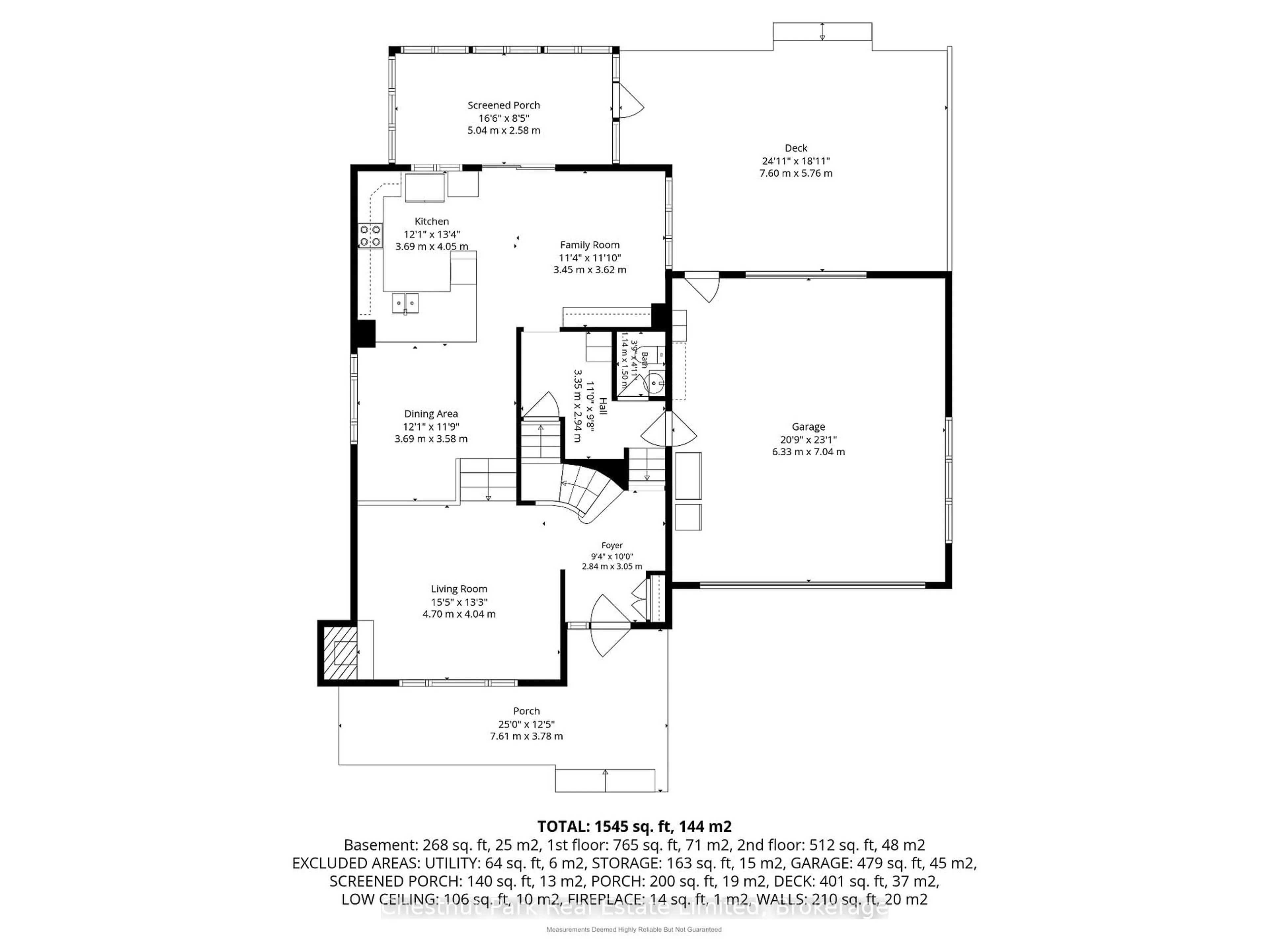 Floor plan for 32 Barker St, Prince Edward County Ontario K0K 2T0