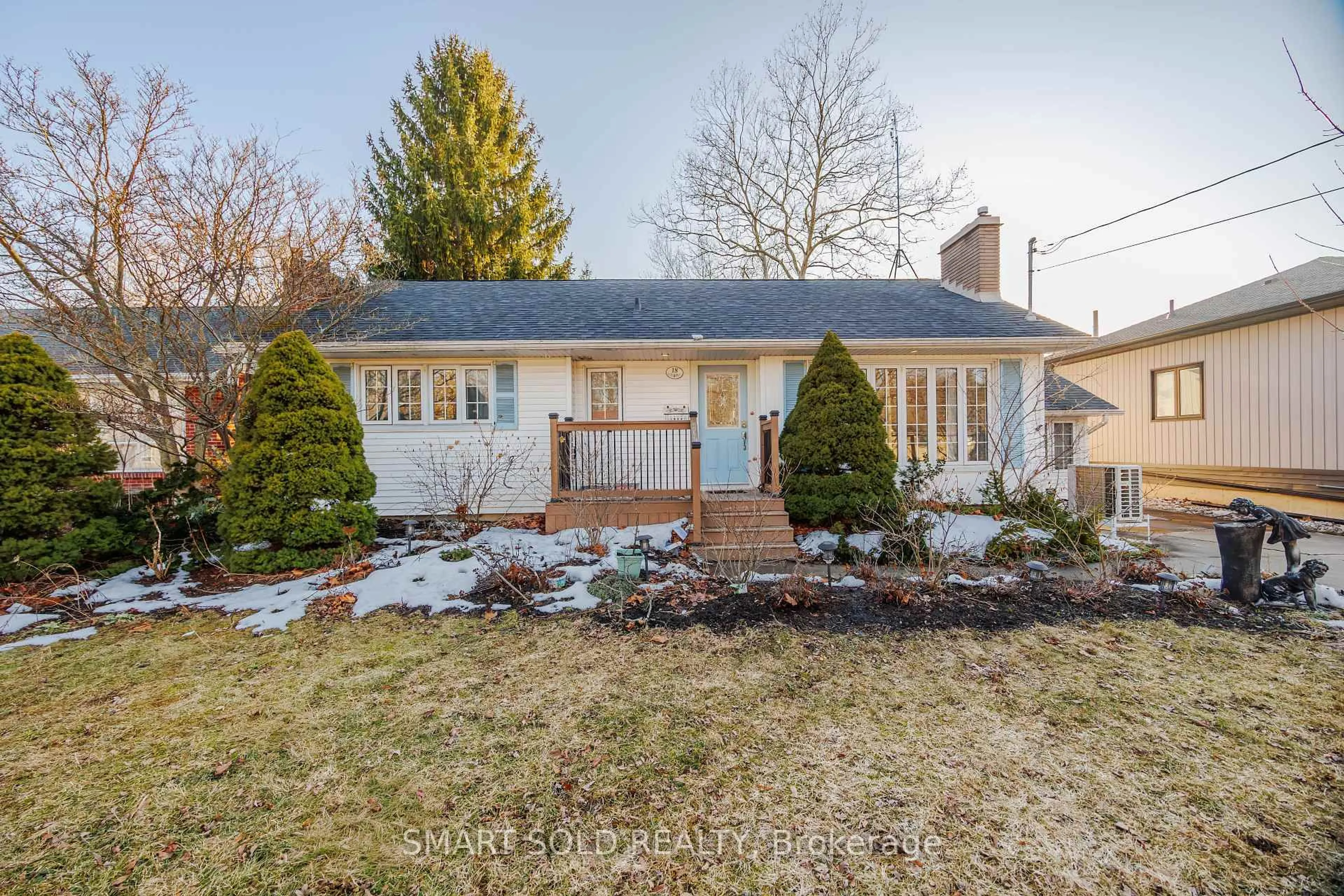 Home with brick exterior material, street for 18 Marlene Dr, St. Catharines Ontario L2T 3E8