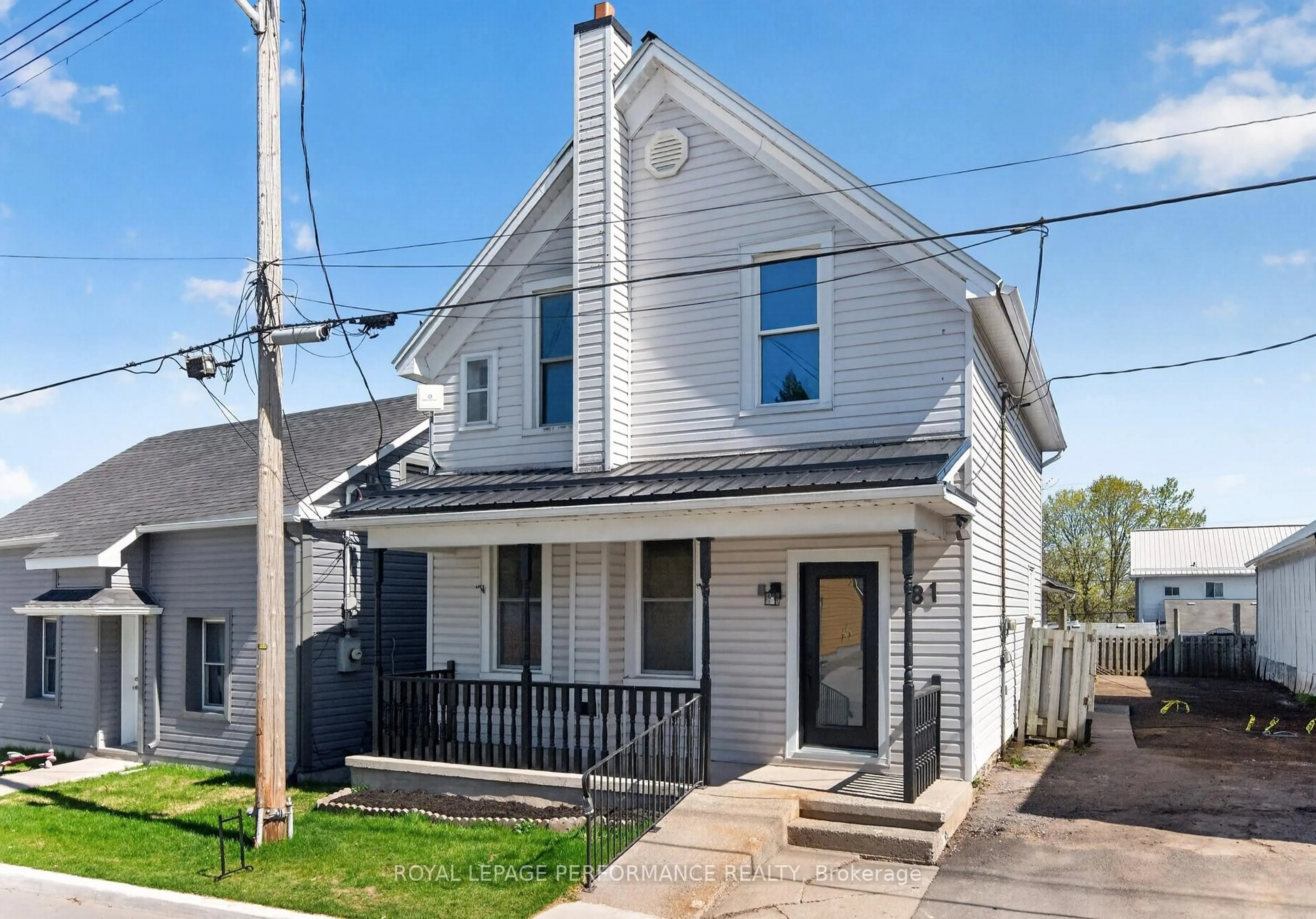 Home with vinyl exterior material, street for 81 Princess St, Almonte Ontario K0A 1A0