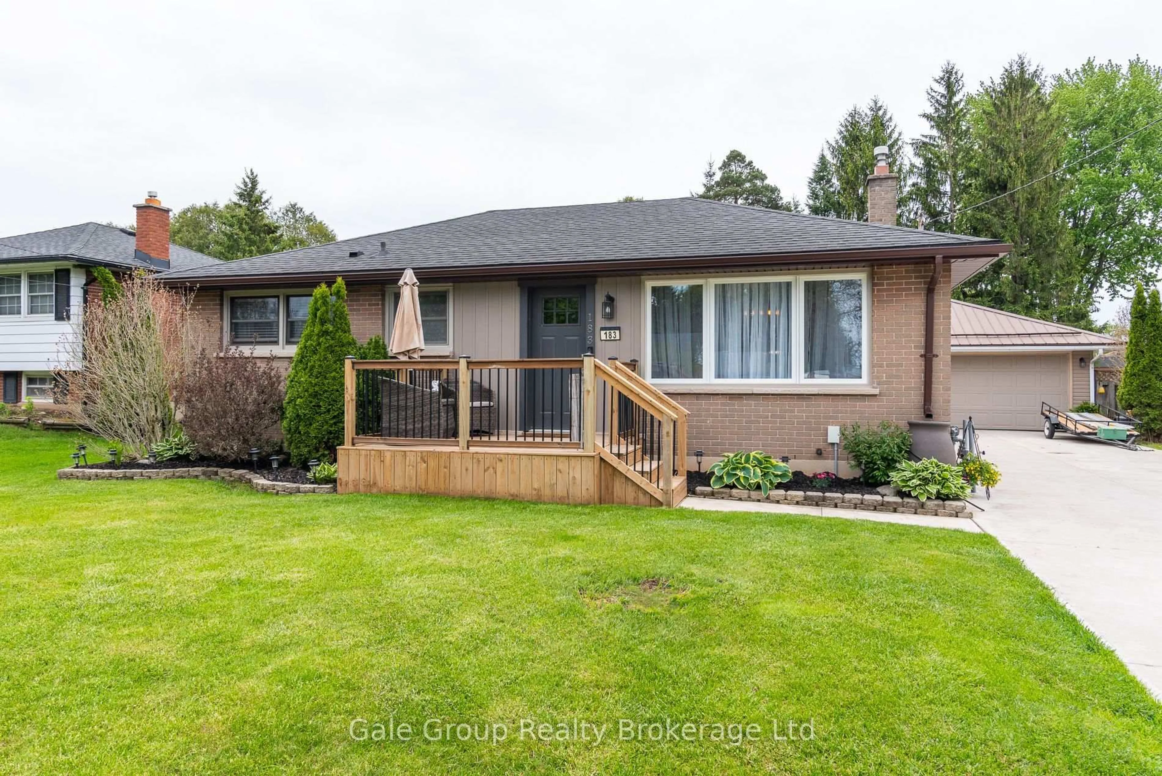 Home with vinyl exterior material, street for 183 Byron St, Zorra Ontario N0M 2M0