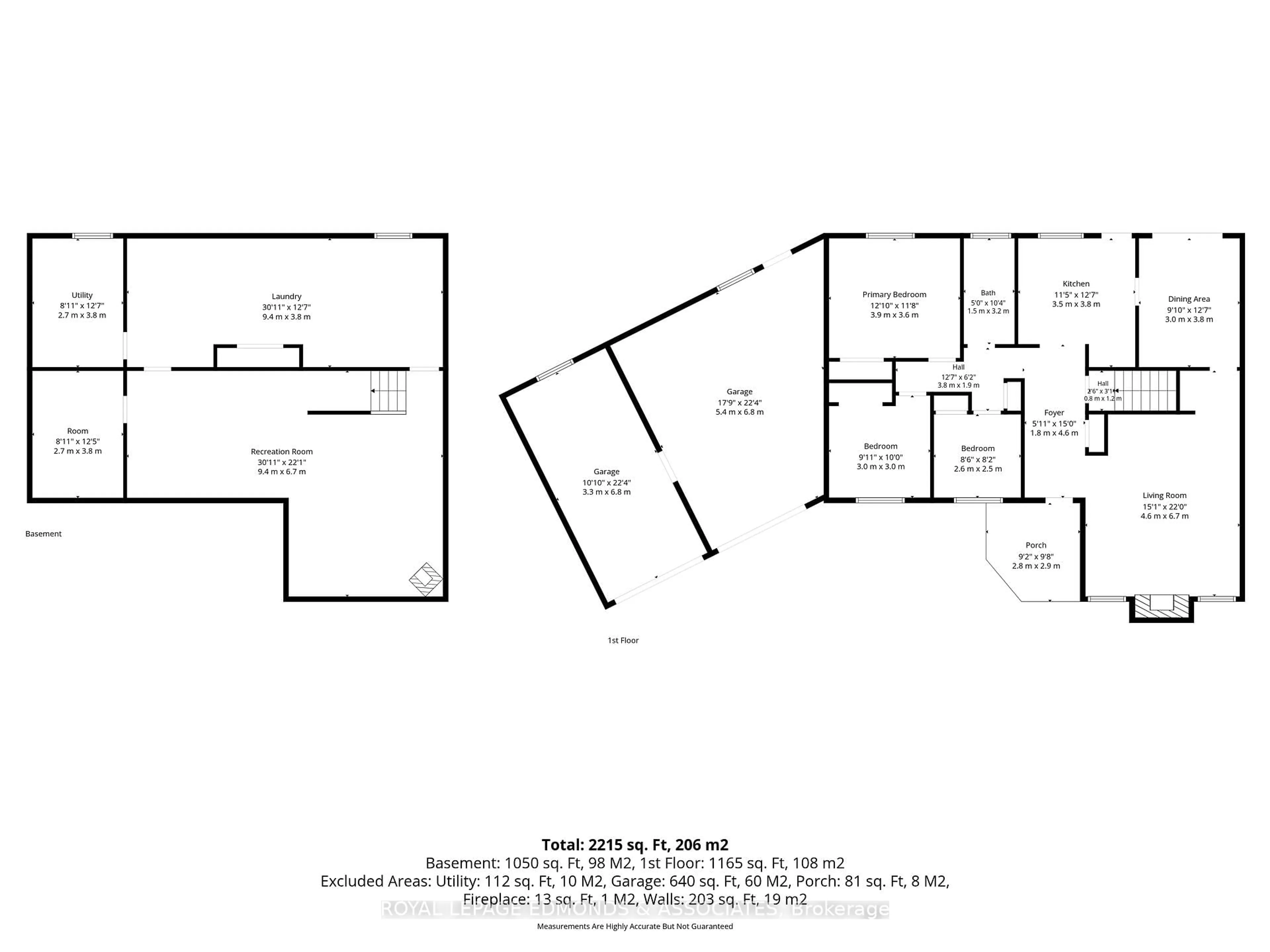Floor plan for 346 Hila Rd, Pembroke Ontario K8A 6W3