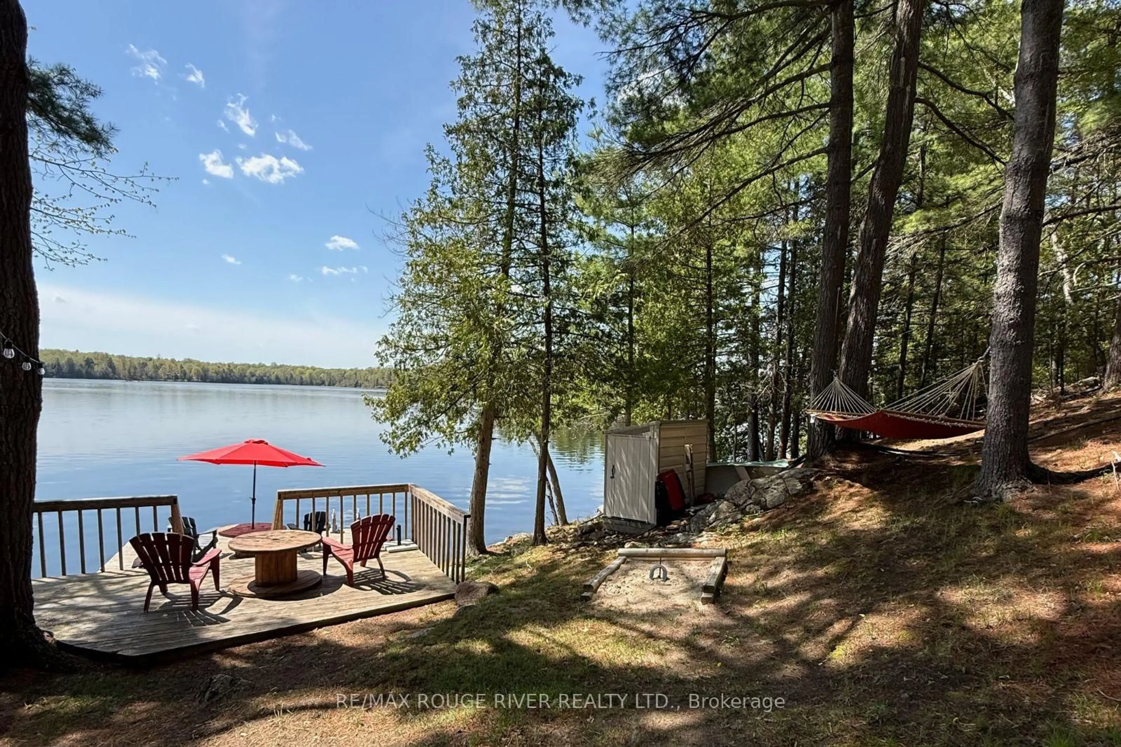 Patio, water/lake/river/ocean view for 1784A Opeongo Point Rd, Madoc Ontario K0K 2K0