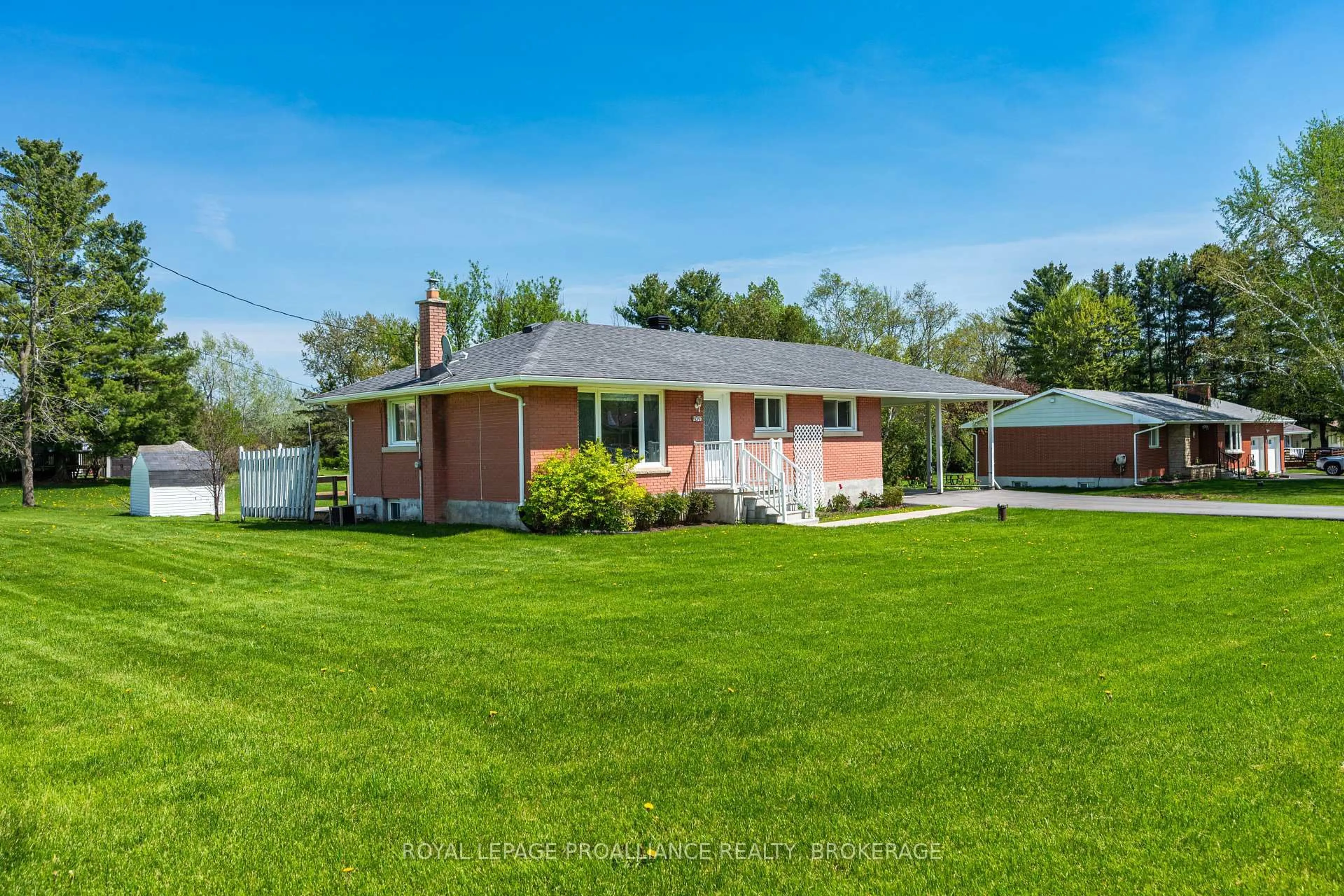 A pic from outside/outdoor area/front of a property/back of a property/a pic from drone, water/lake/river/ocean view for 2426 Cole Hill Rd, Kingston Ontario K0H 1S0