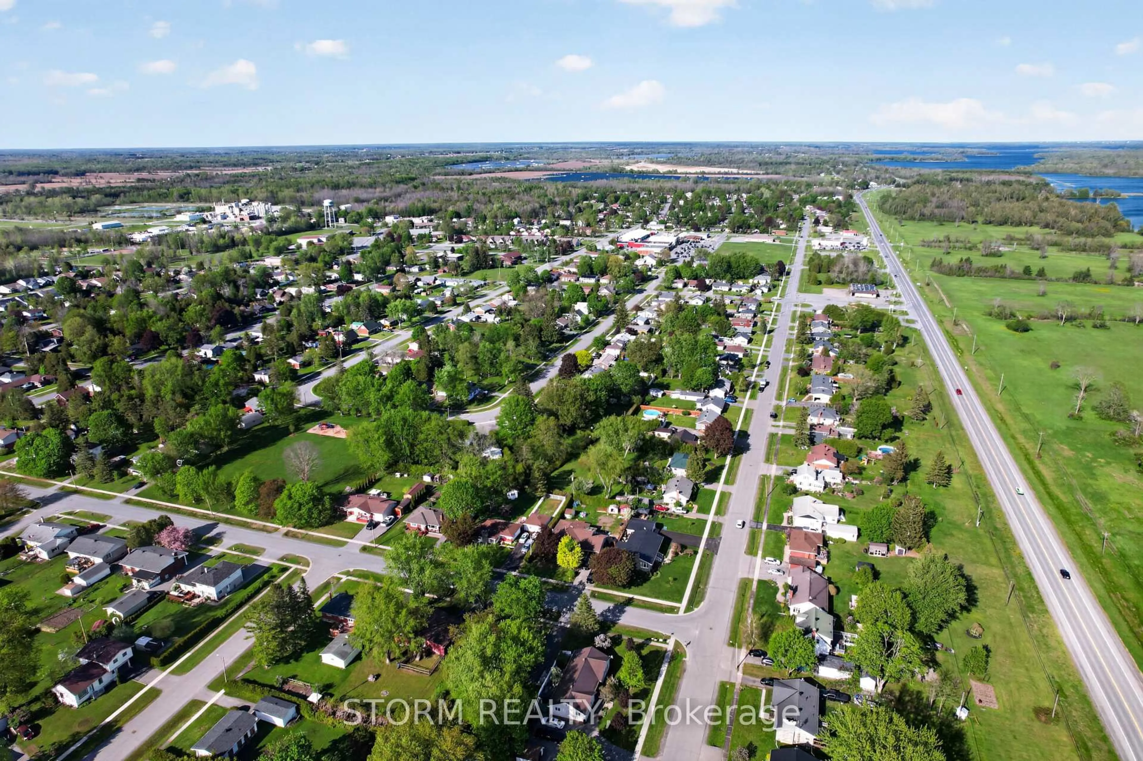 A pic from outside/outdoor area/front of a property/back of a property/a pic from drone, street for 3 Ault Dr, South Stormont Ontario K0C 1M0