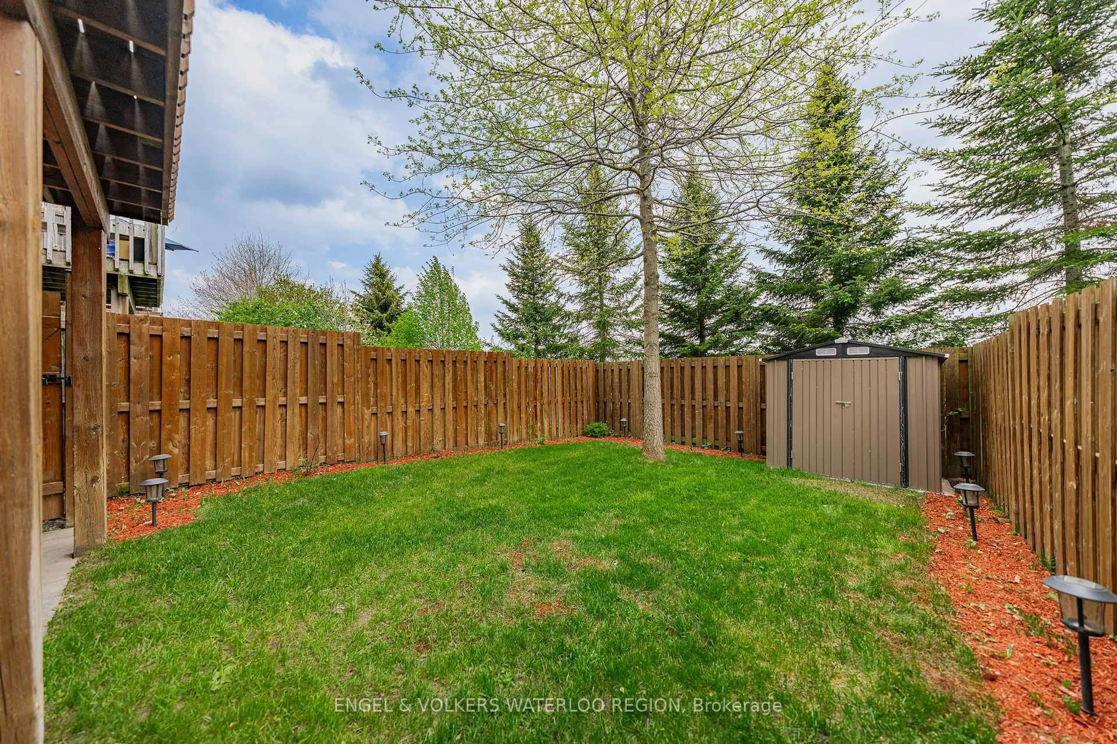 Patio, forest/trees view for 533 Wasaga Cres, Waterloo Ontario N2V 2Y8