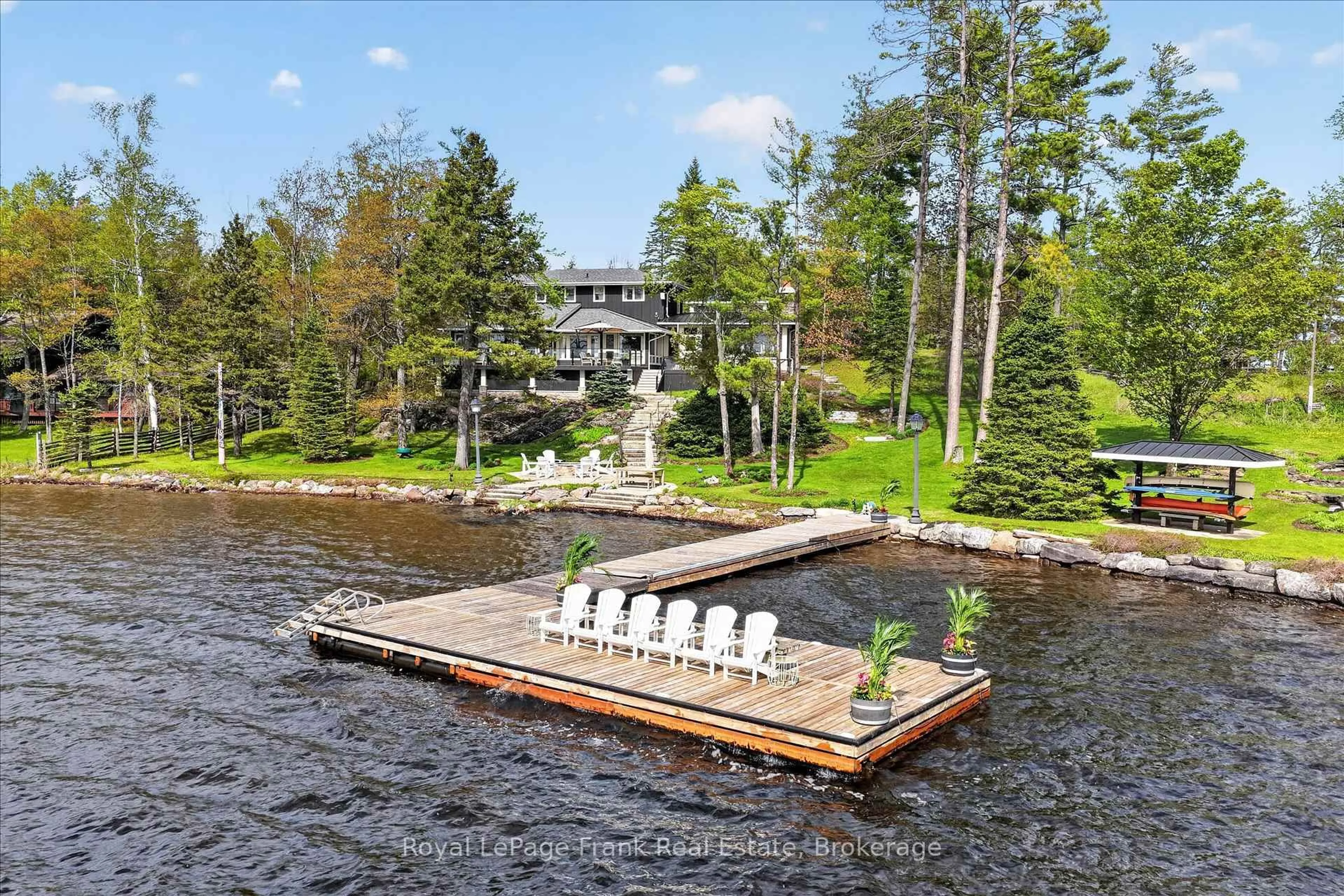 Patio, water/lake/river/ocean view for 38 Napier Cres, North Kawartha Ontario K0L 2H0
