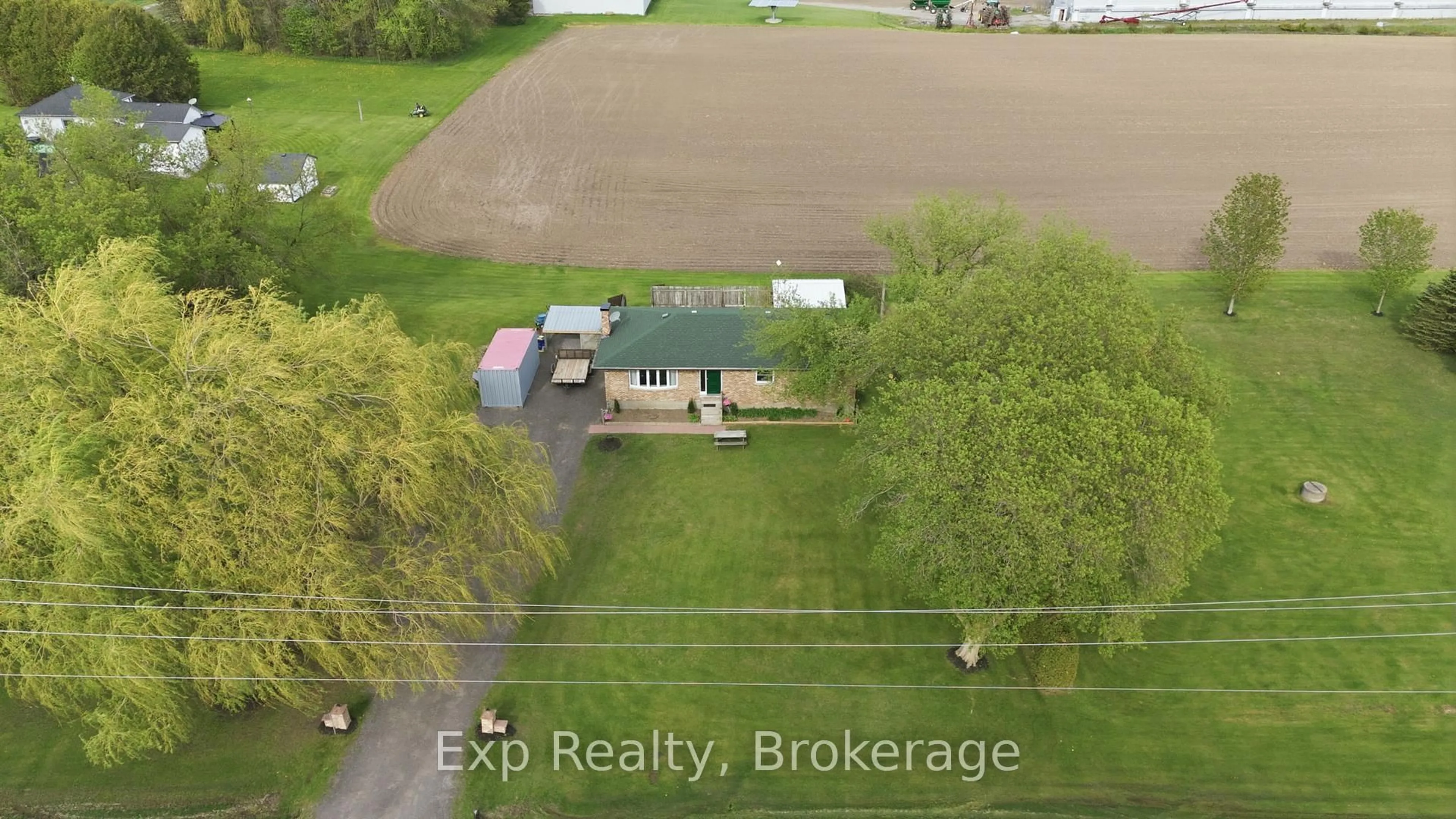 A pic from outside/outdoor area/front of a property/back of a property/a pic from drone, building for 703 Stewart Rd, Alnwick/Haldimand Ontario K0K 1C0