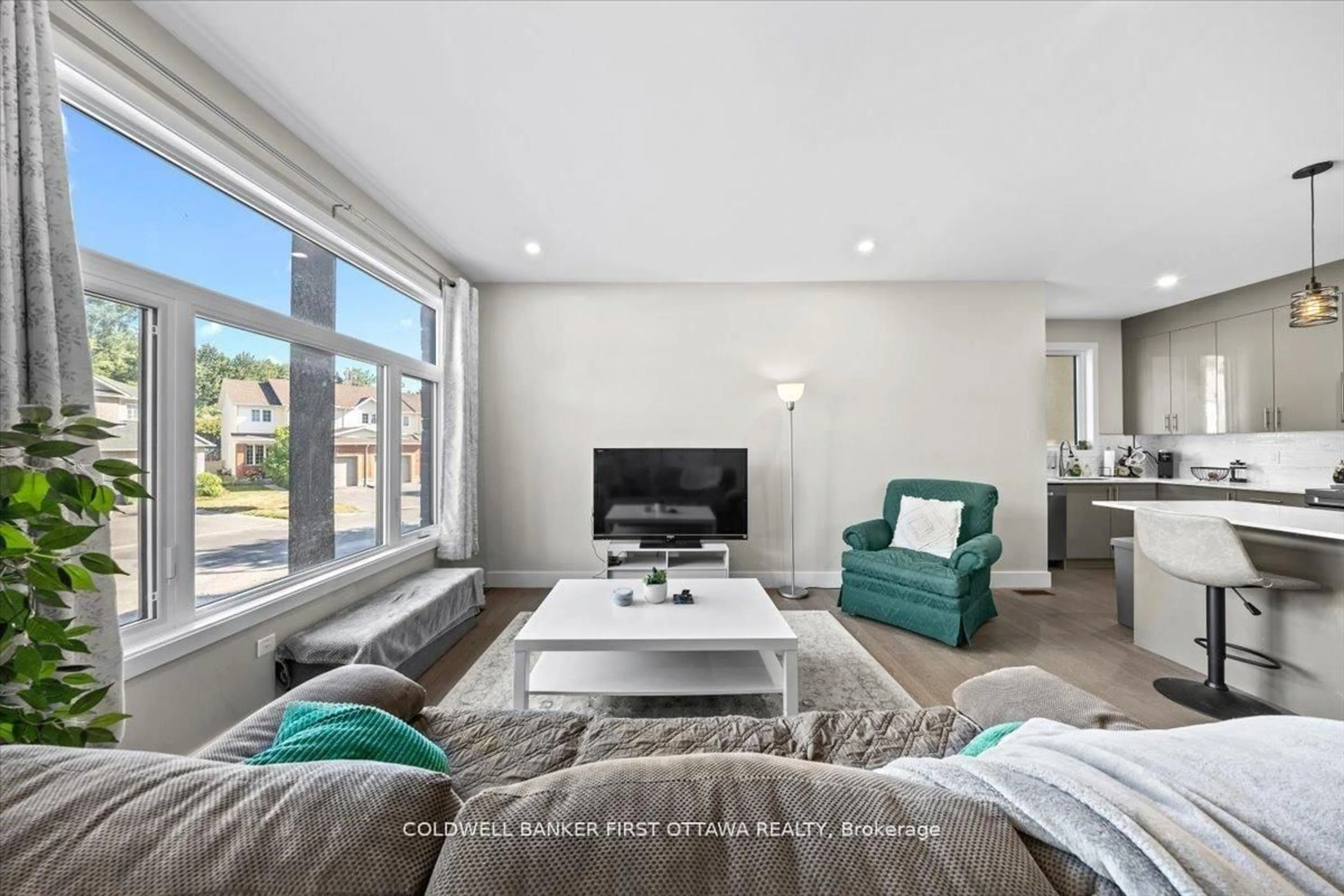 Living room with furniture, unknown for 22 Inverkip Ave #A/B, Ottawa Ontario K1T 4B7