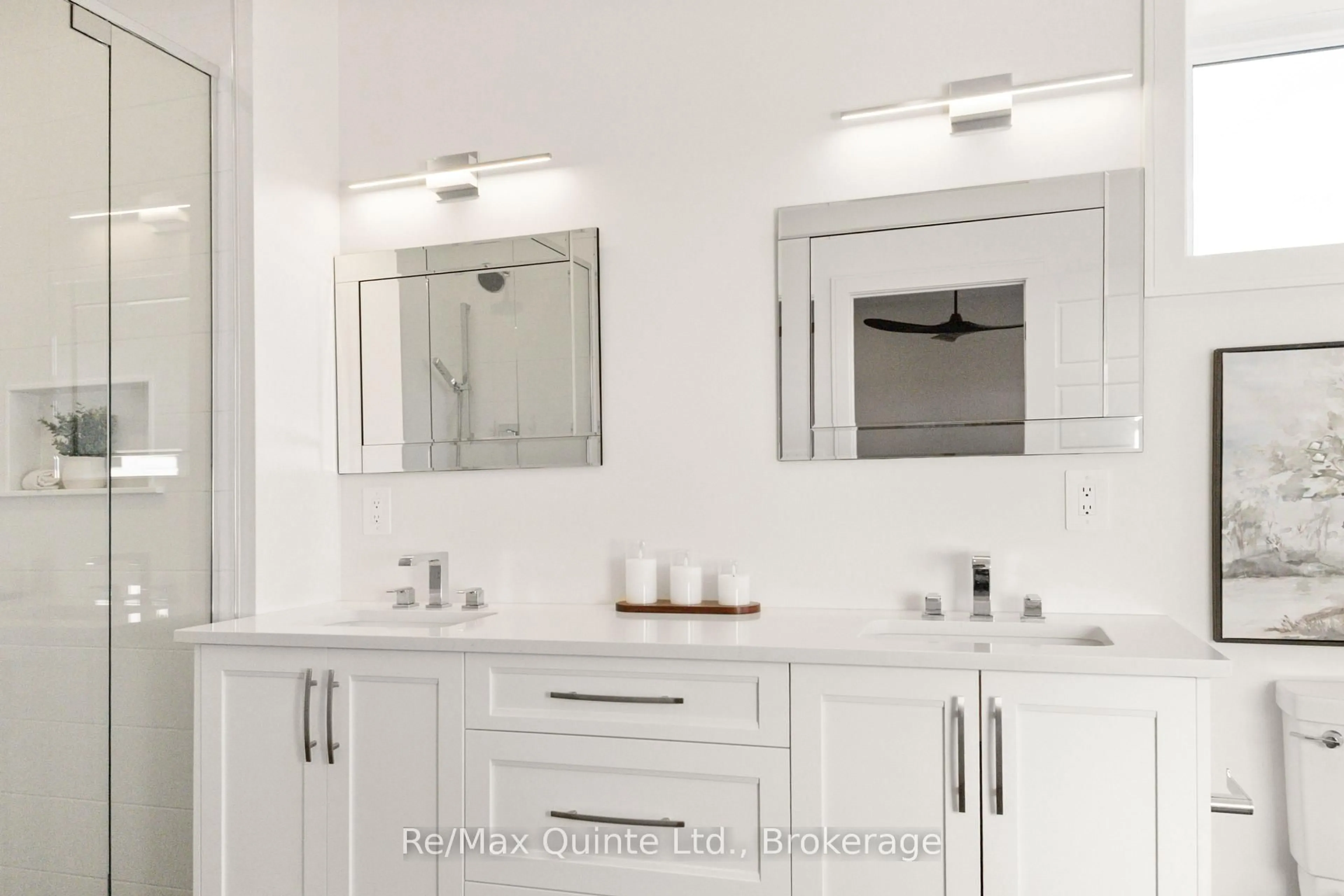 Contemporary bathroom, ceramic/tile floor for 76 Navigation Dr, Prince Edward County Ontario K8N 0G1