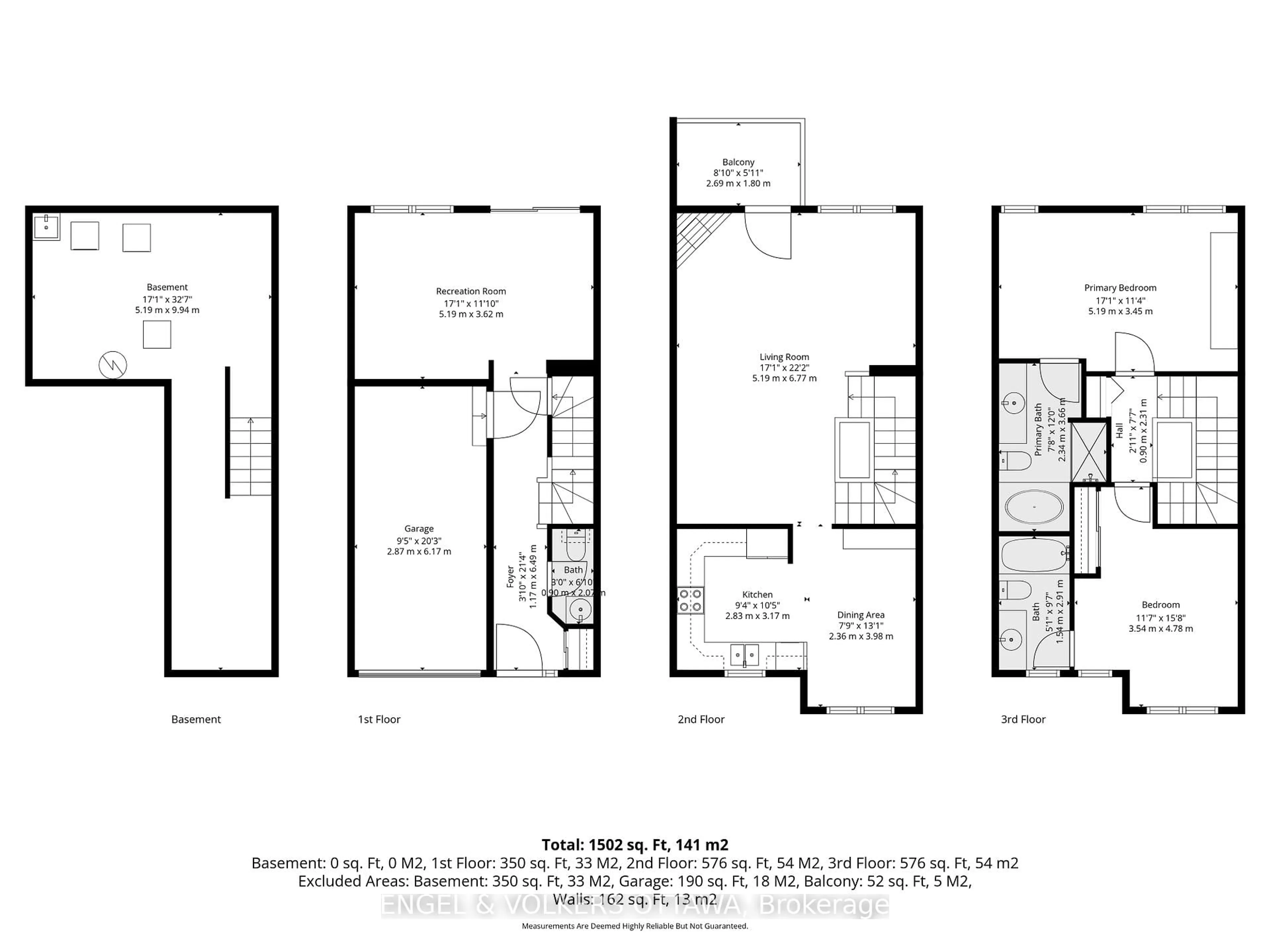 Floor plan for 27 Briarway Private, Ottawa Ontario K1Z 1C3