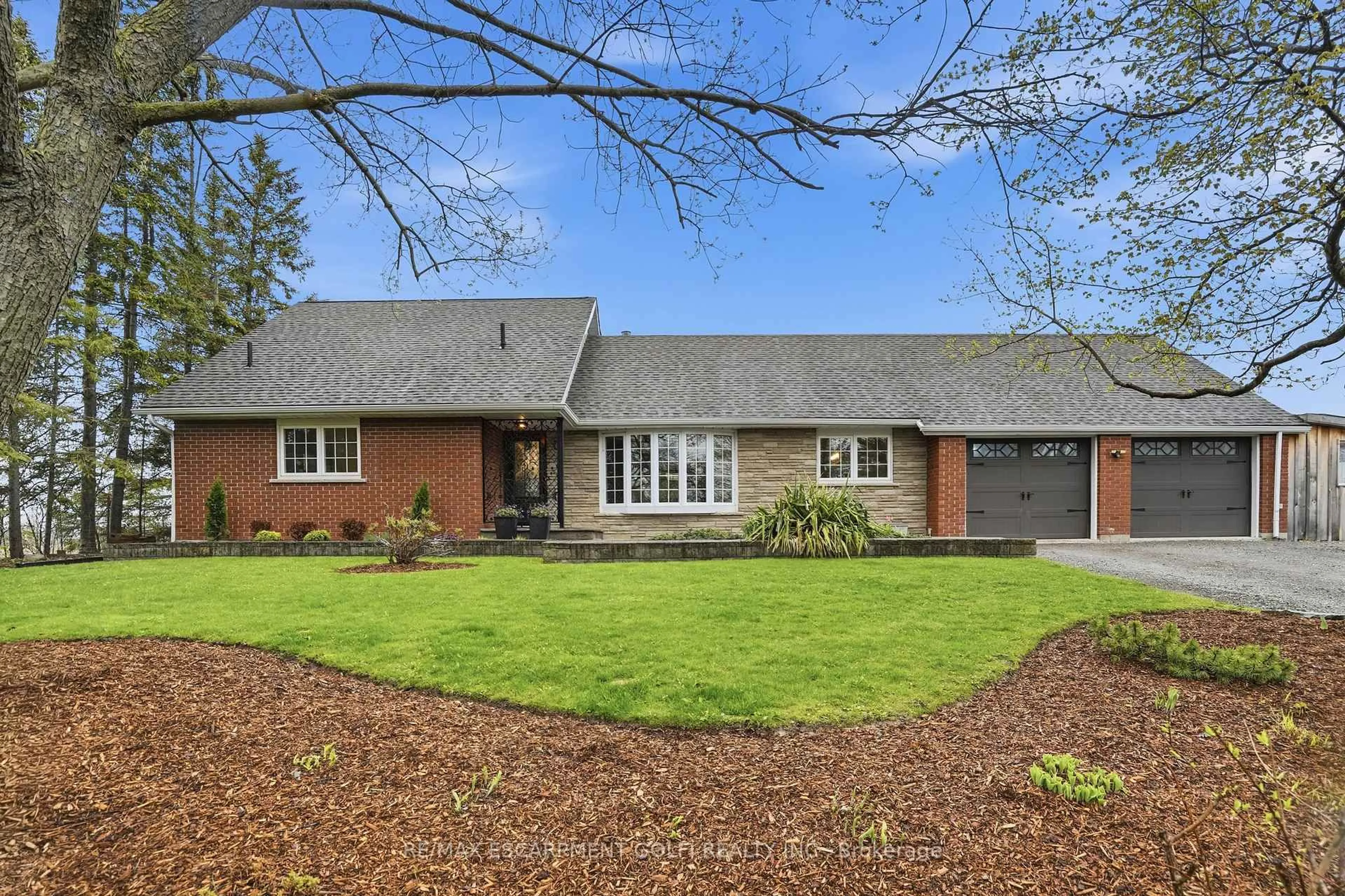 Home with brick exterior material, street for 800 Hall Rd, Hamilton Ontario L0R 1C0