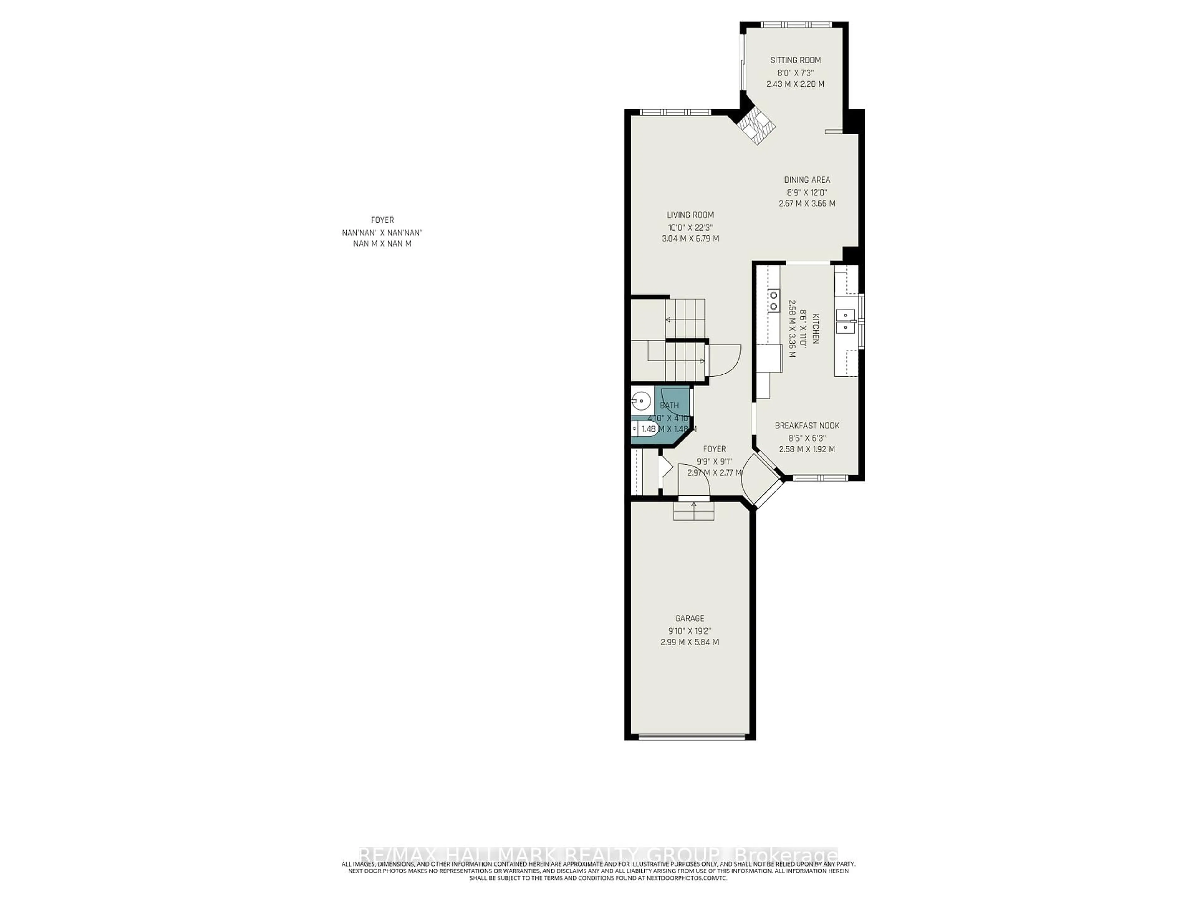 Floor plan for 176 Hunterswood Cres, Ottawa Ontario K1G 5V8