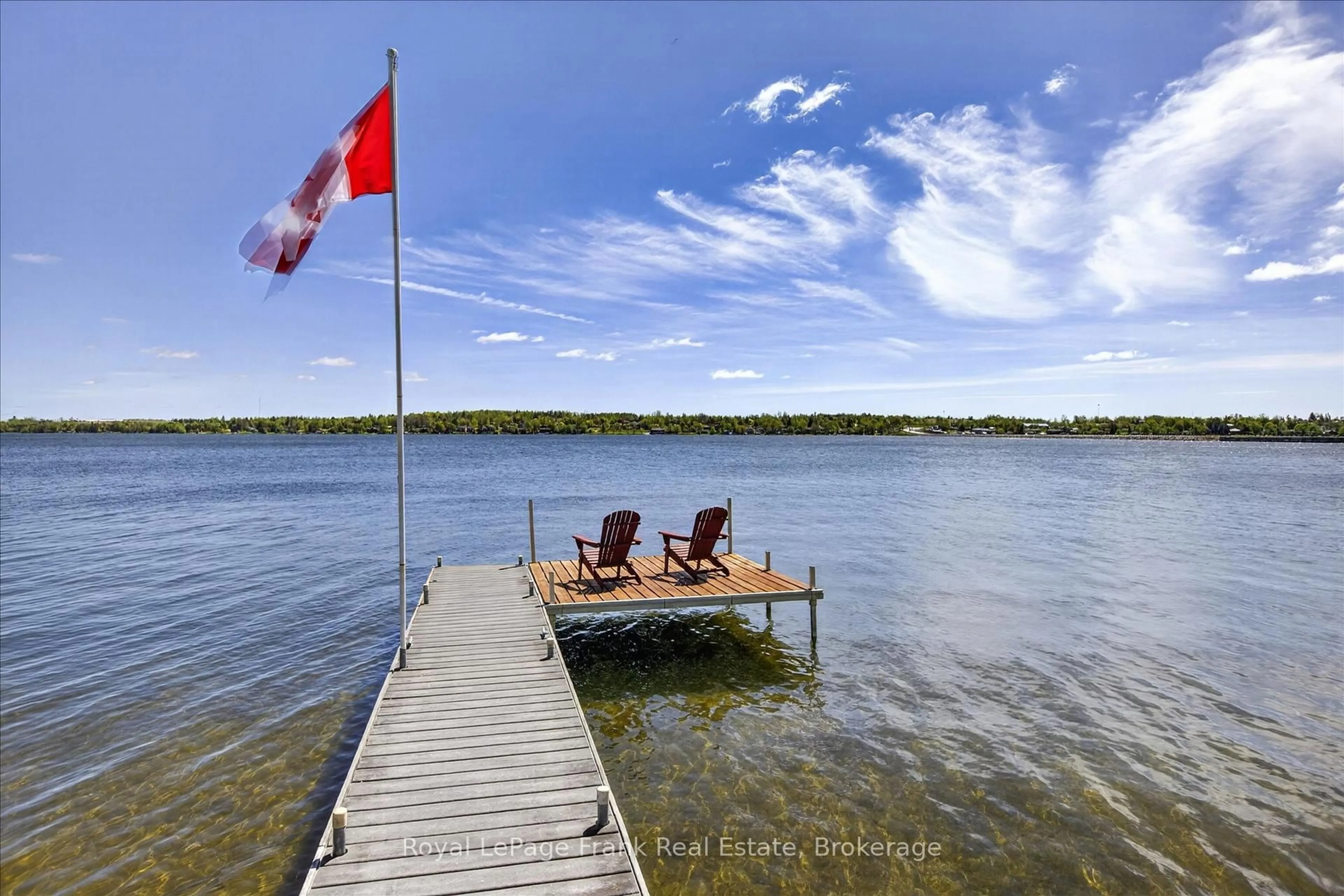 Patio, water/lake/river/ocean view for 463 Causeway View Rd, Selwyn Ontario K9J 6X2