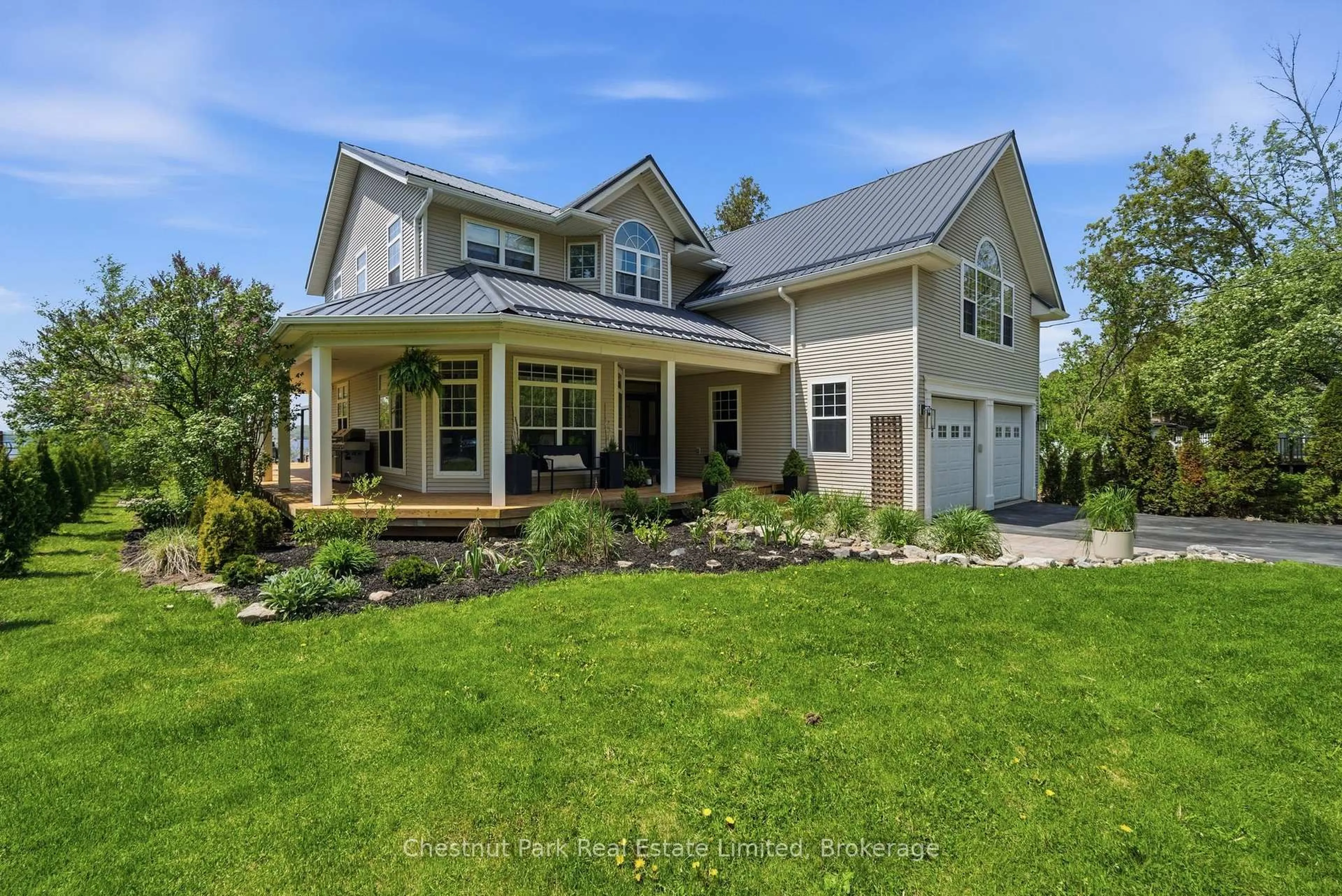Home with vinyl exterior material, street for 50 Tipperary Rd, Limoges Ontario K0K 2M0