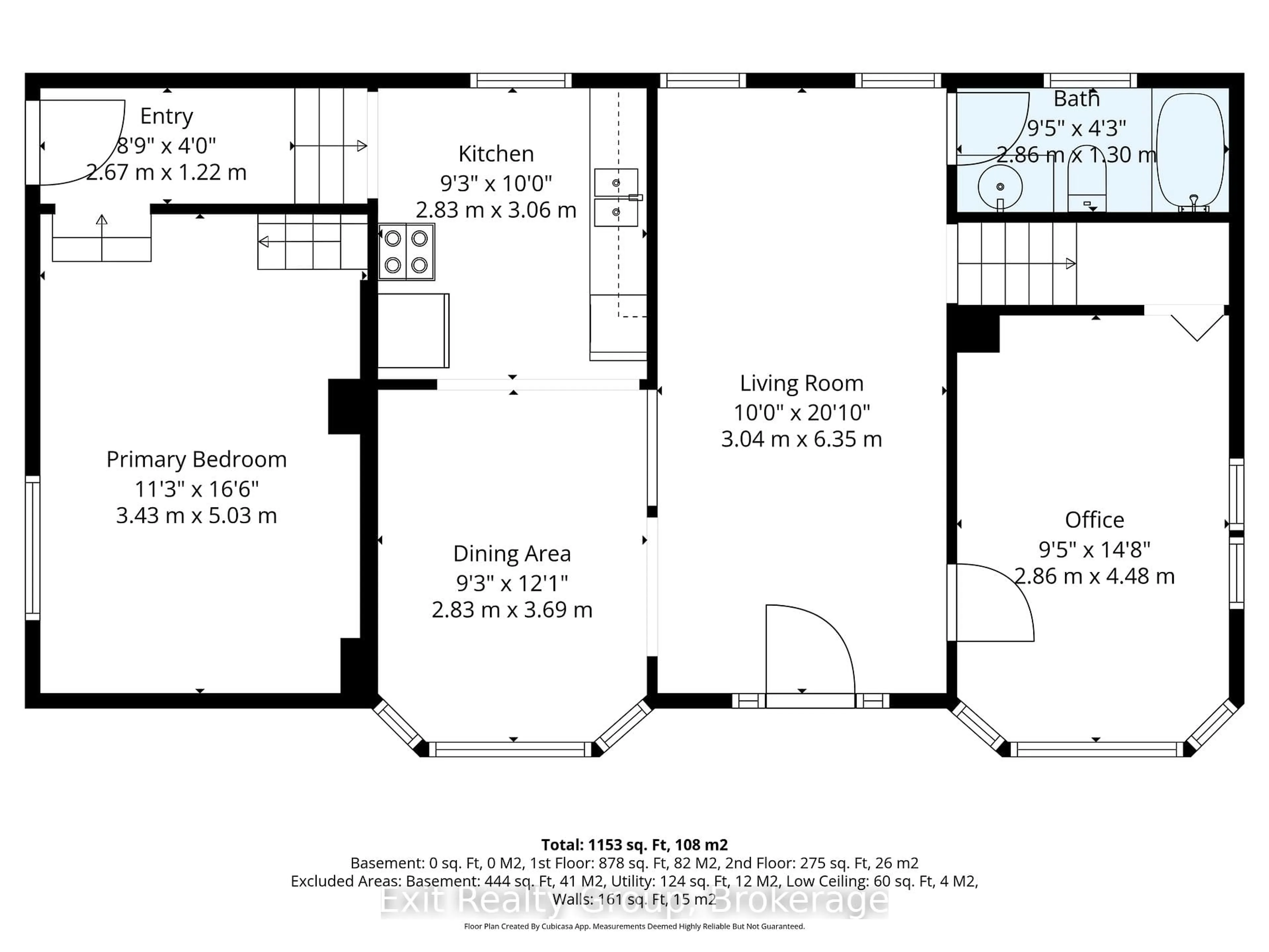 Floor plan for 42 McGill St, Quinte West Ontario K8V 3J3