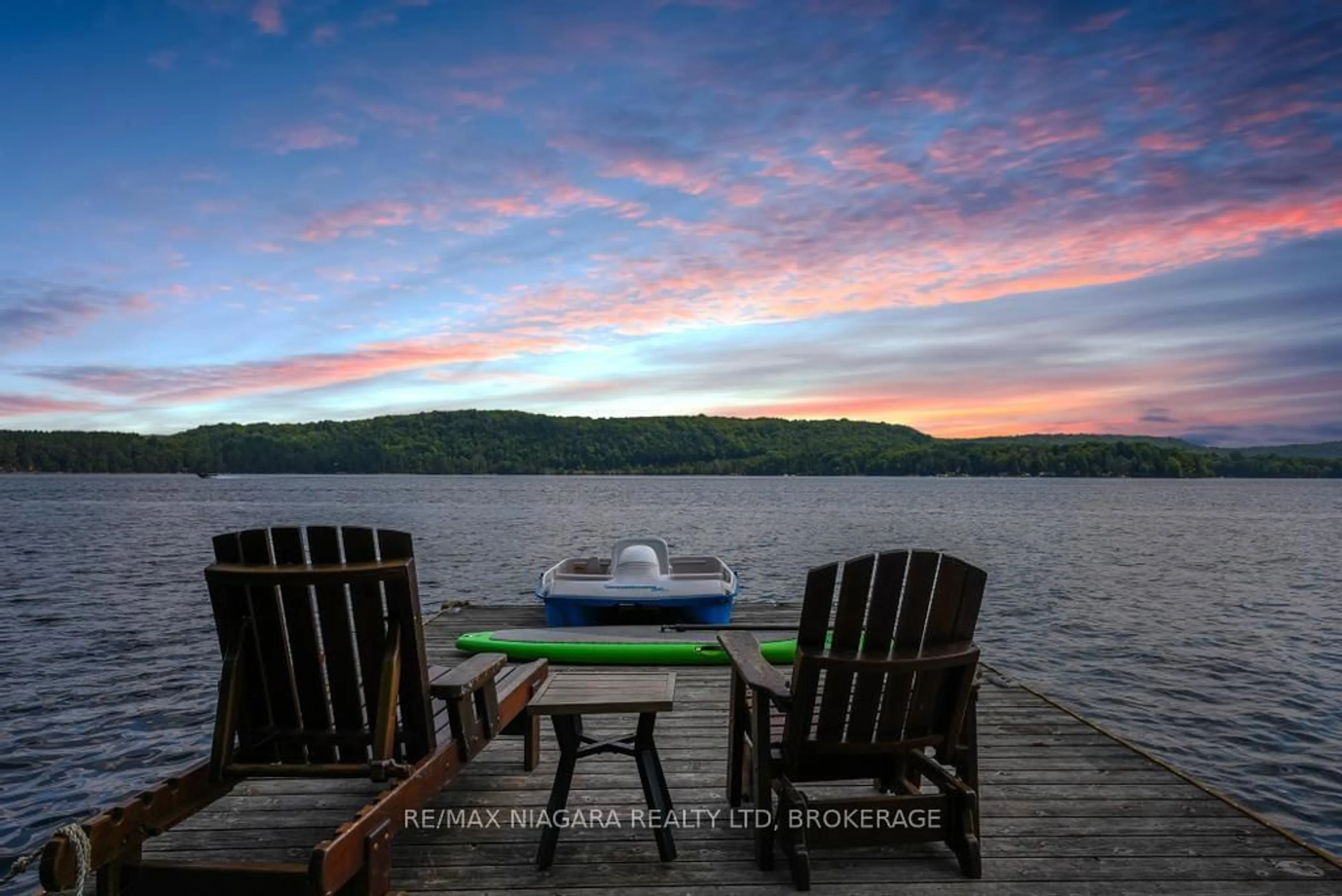 Patio, water/lake/river/ocean view for 1009 Mercedes Dr, Minden Hills Ontario K0M 2K0