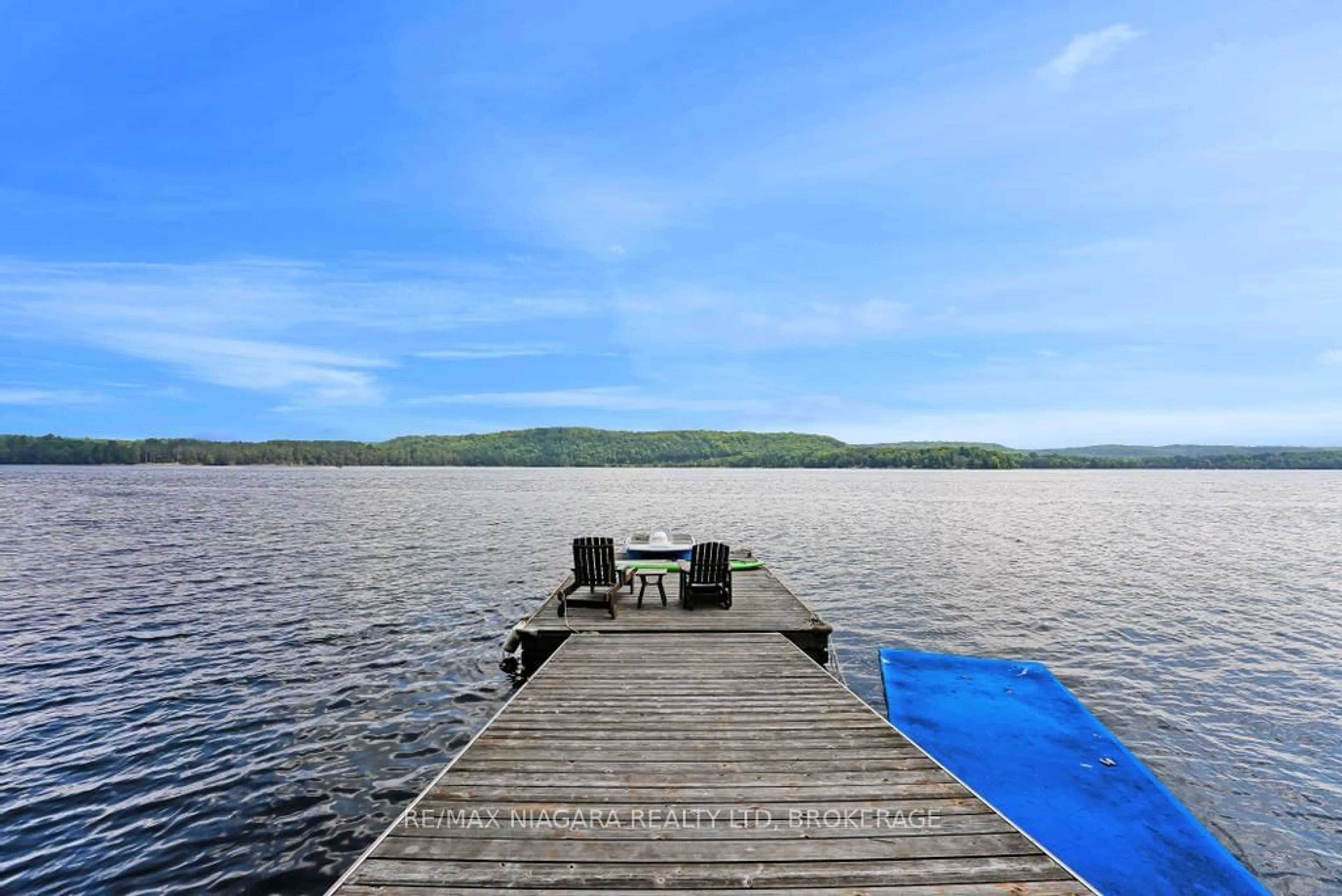 Patio, water/lake/river/ocean view for 1009 Mercedes Dr, Minden Hills Ontario K0M 2K0