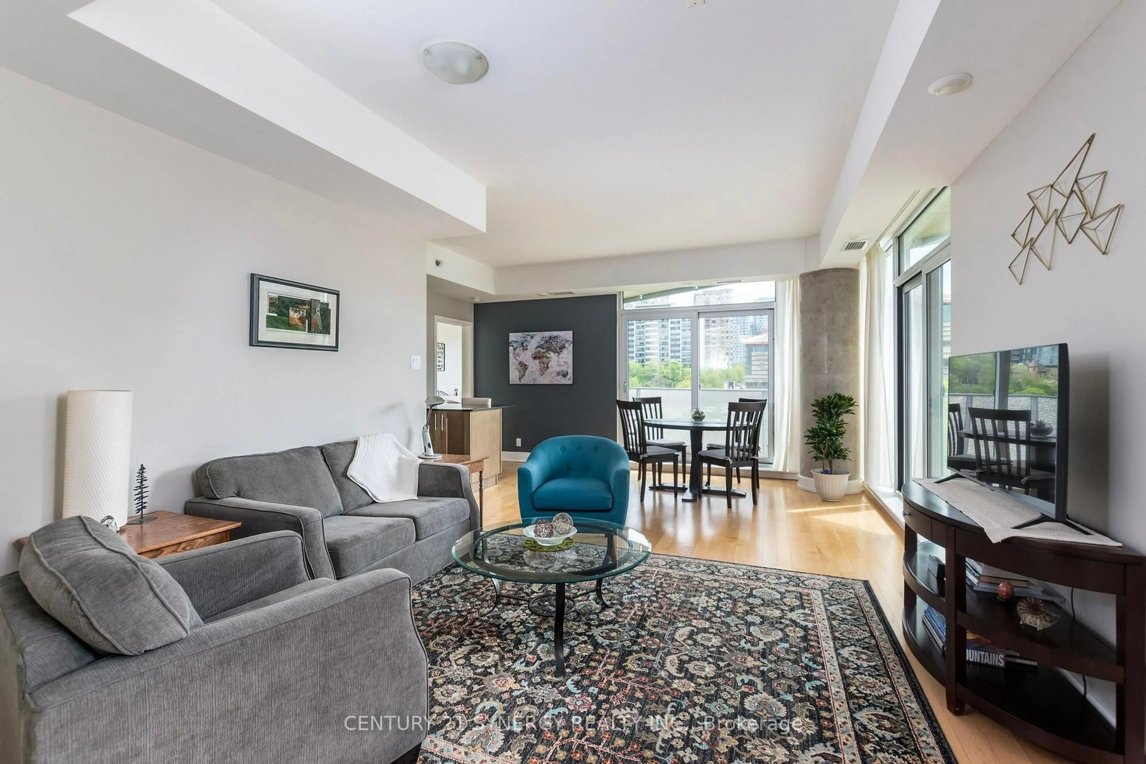 Living room with furniture, unknown for 300C Lett St #702, Ottawa Ontario K1R 0B8