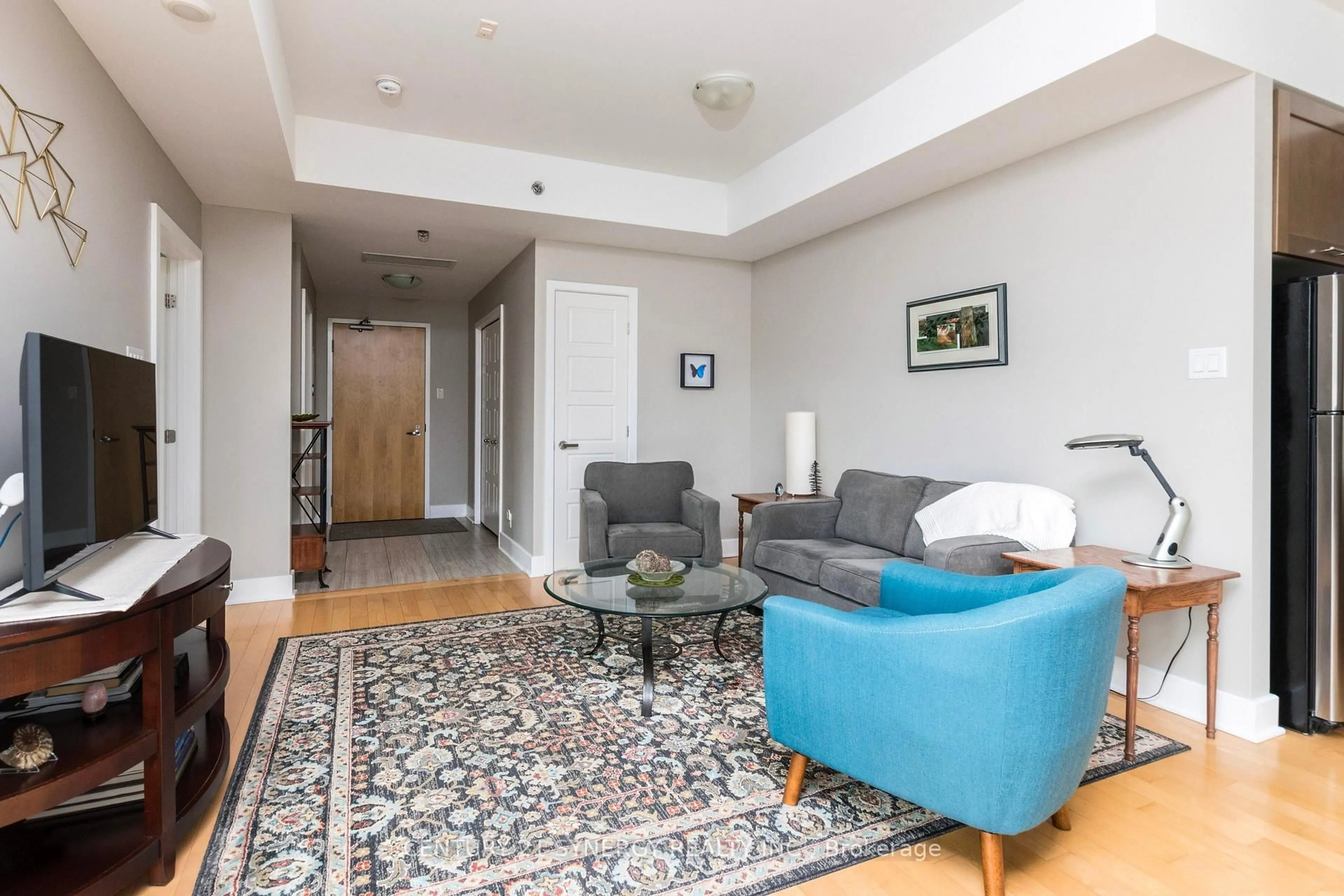 Living room with furniture, unknown for 300C Lett St #702, Ottawa Ontario K1R 0B8