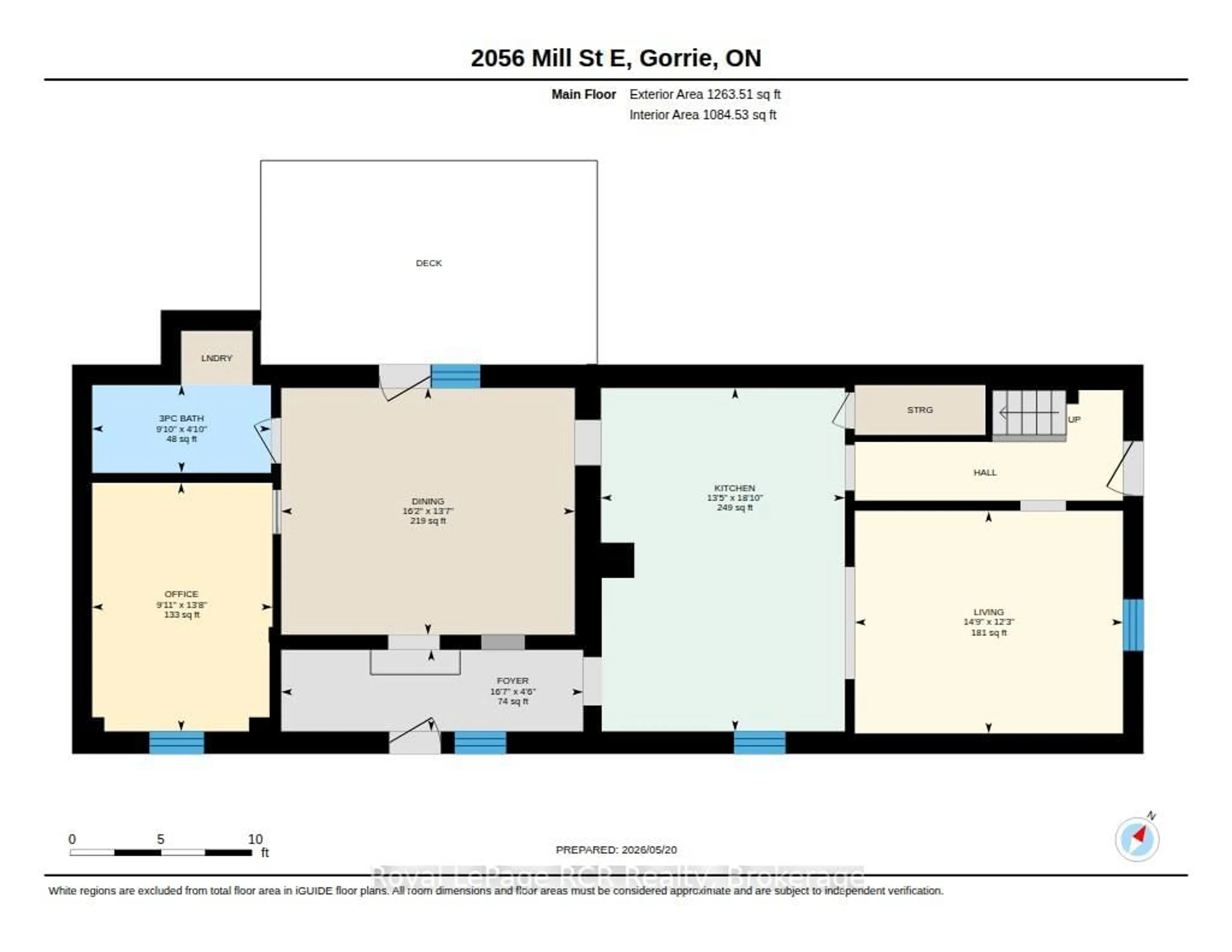 Floor plan for 2056 Mill St, Howick Ontario N0G 1X0