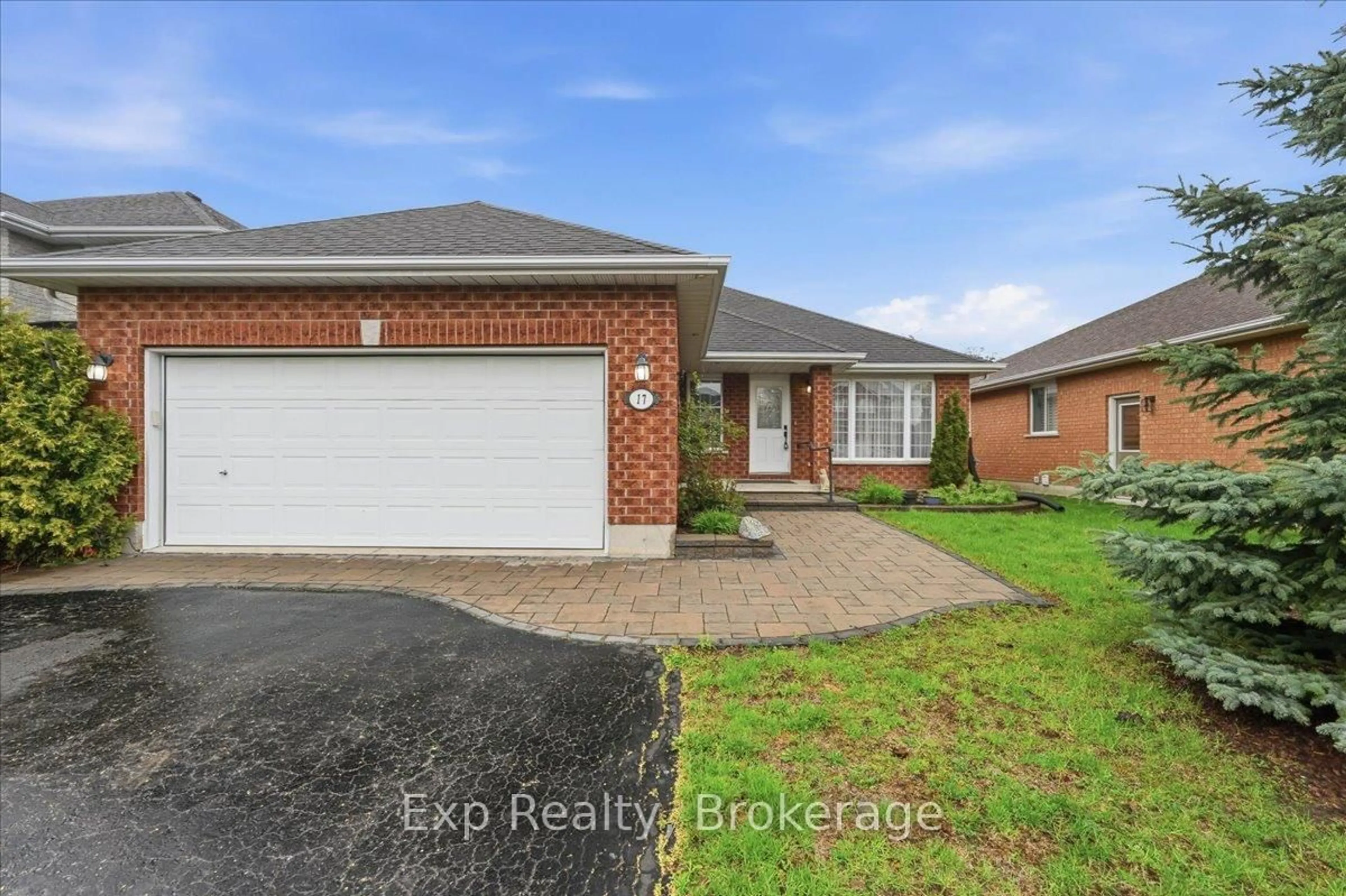 Home with brick exterior material, street for 17 Spruce Gdns, Belleville Ontario K8N 5W3
