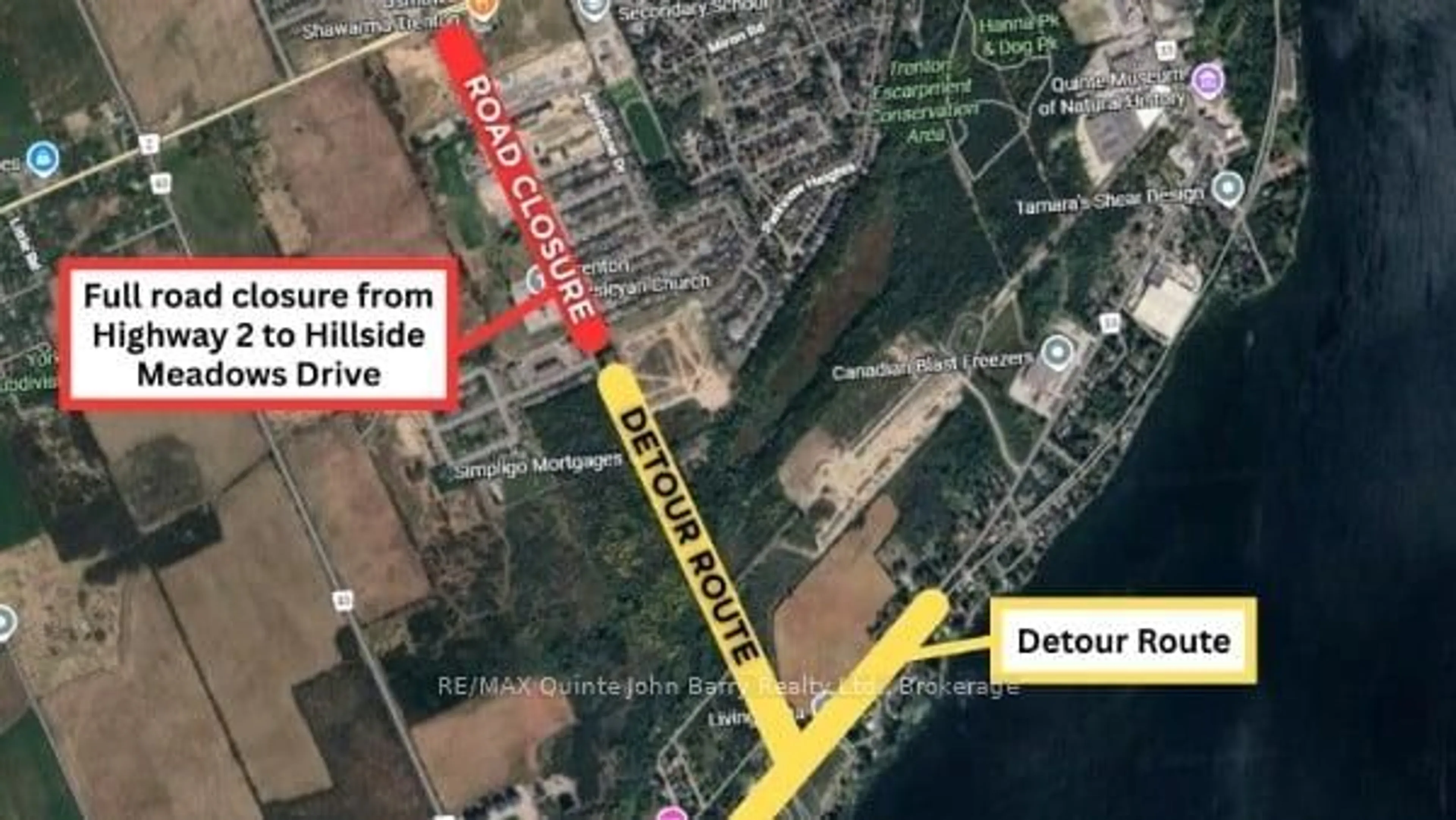 Picture of a map for 53 Parkland Circ #Lot 51, Quinte West Ontario K8V 0R3