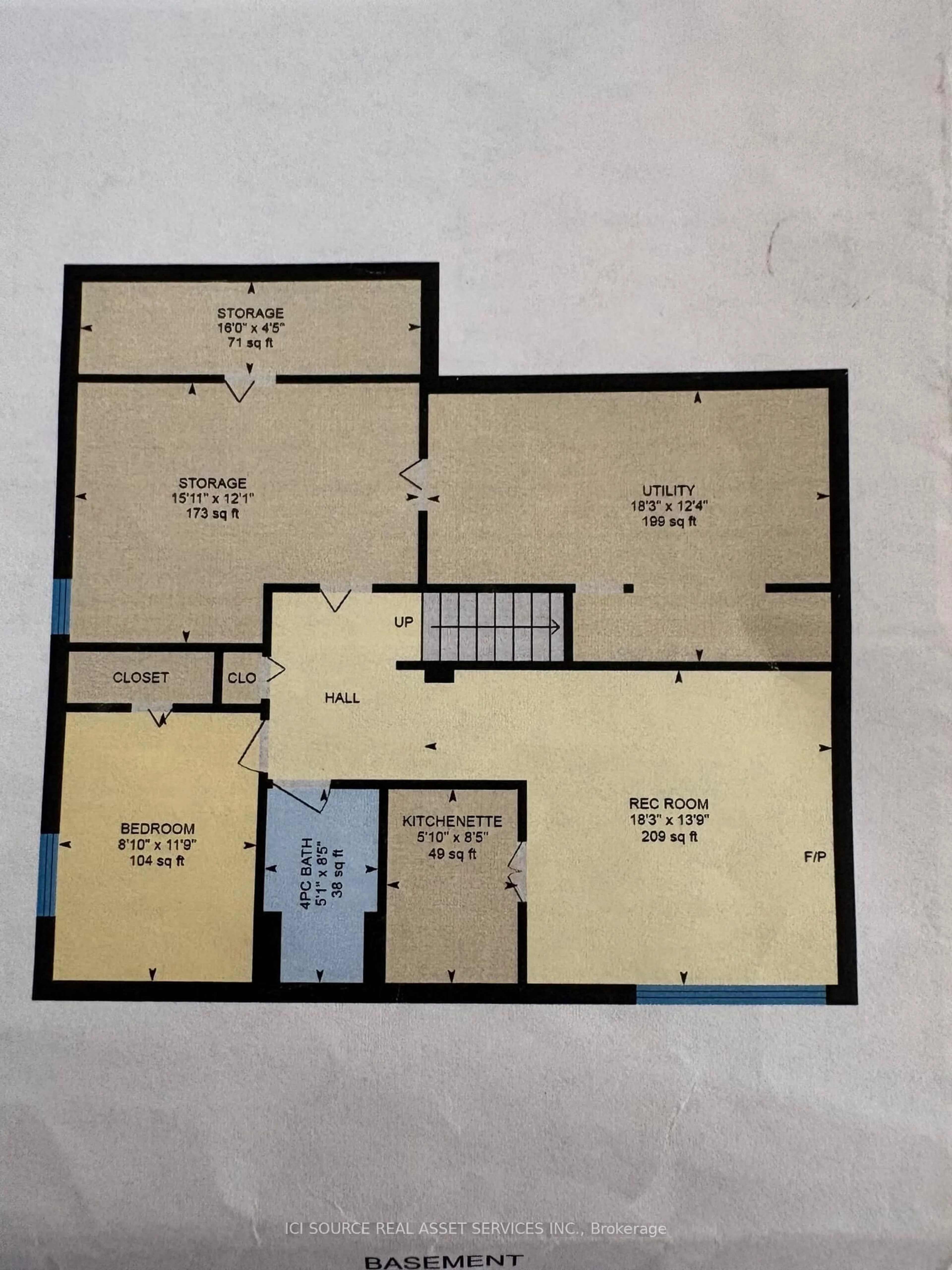 Floor plan for 401 Bianco Cres, Peterborough Ontario K9K 0A3