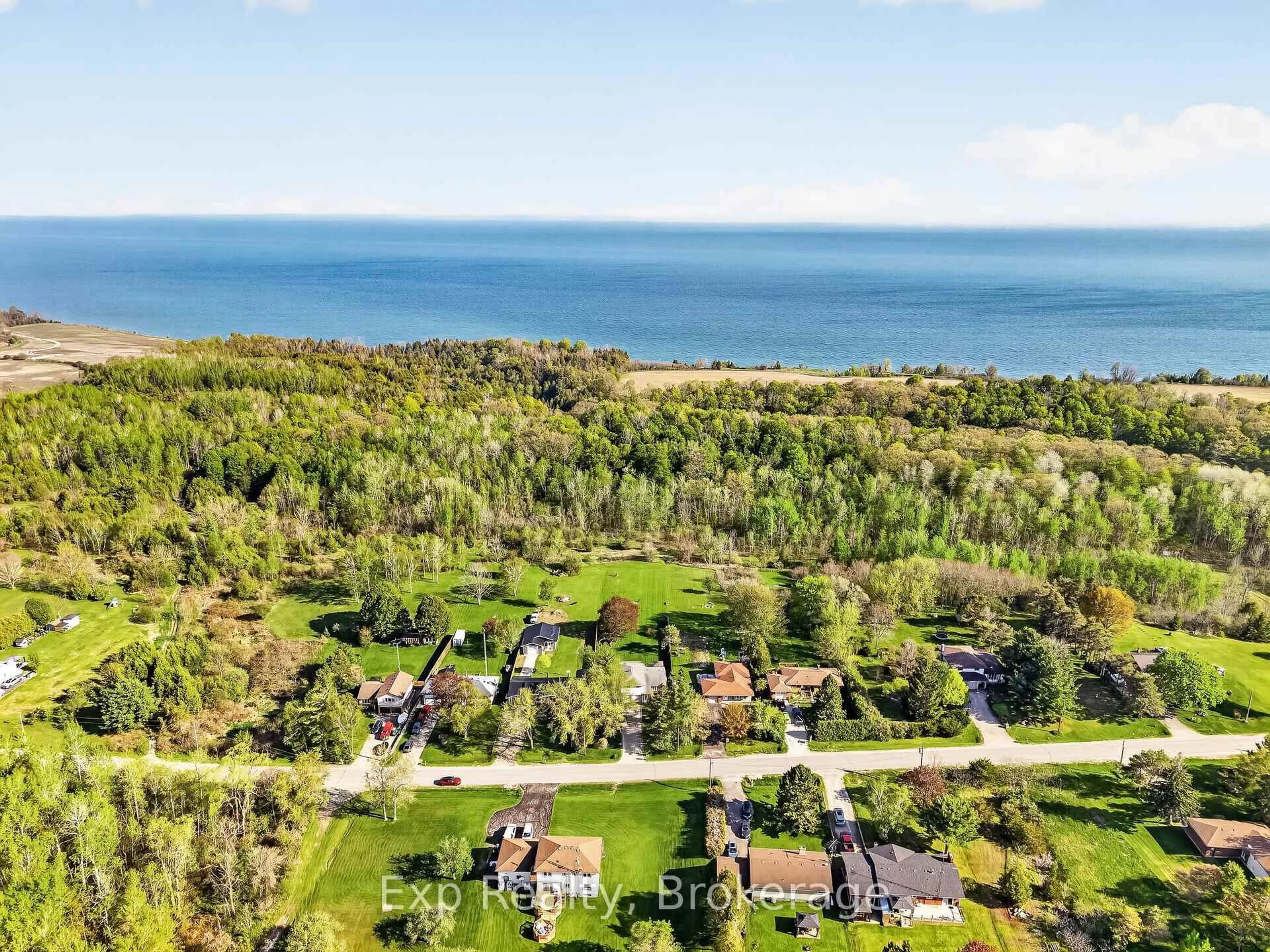 A pic from outside/outdoor area/front of a property/back of a property/a pic from drone, water/lake/river/ocean view for 1175 Lakeshore Rd, Port Hope Ontario L1A 3V7