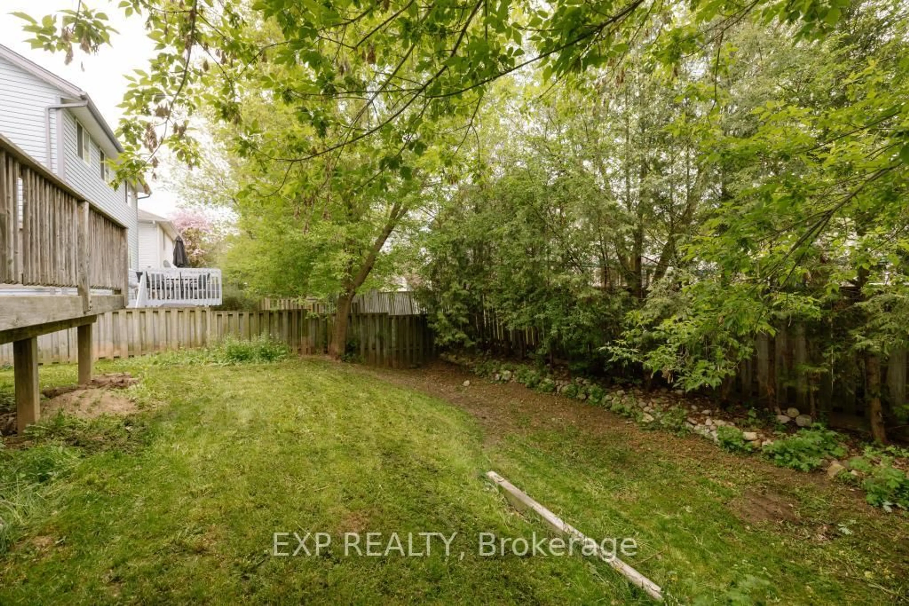 A pic from outside/outdoor area/front of a property/back of a property/a pic from drone, forest/trees view for 430 Starwood Dr, Guelph Ontario N1E 7A4