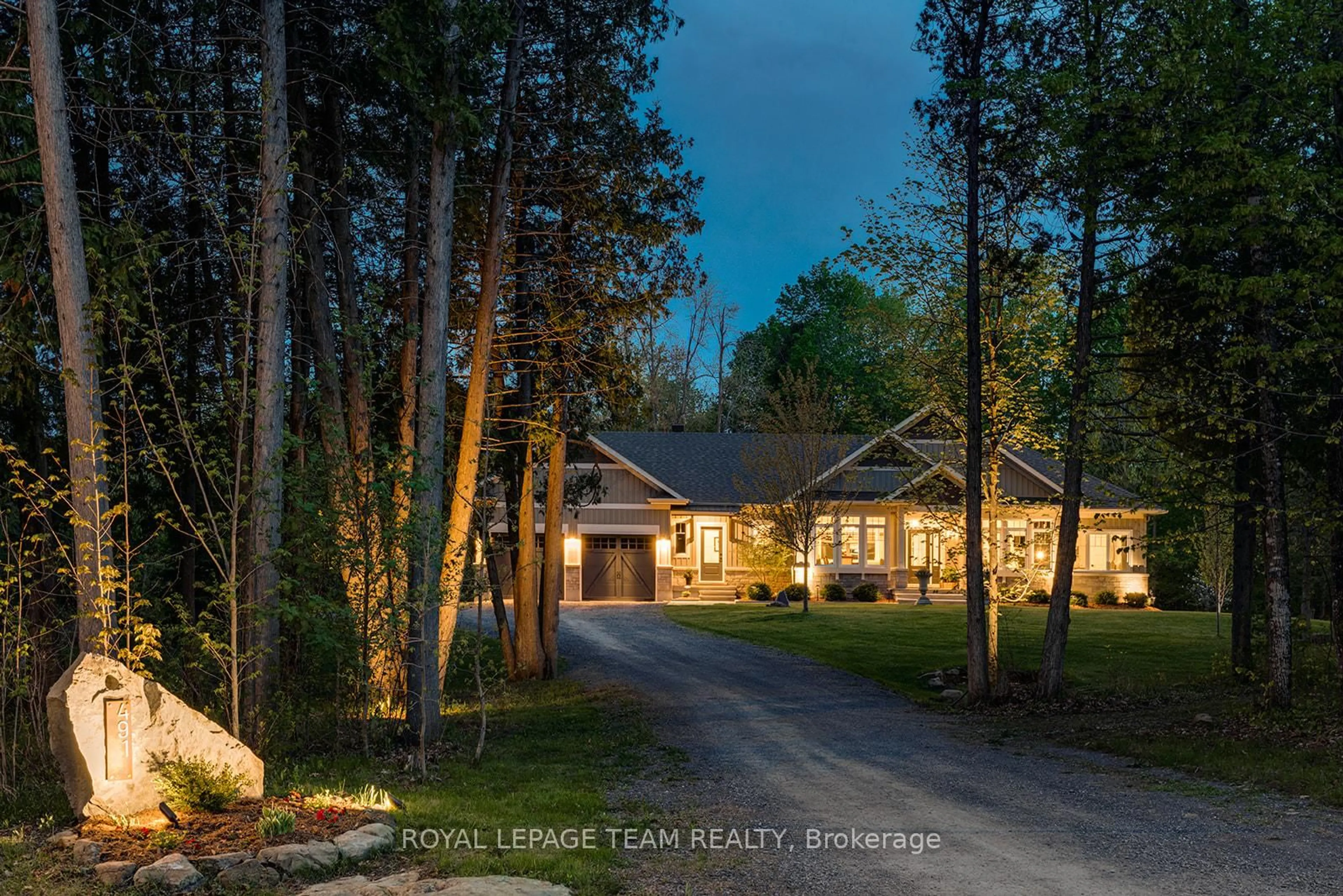 A pic from outside/outdoor area/front of a property/back of a property/a pic from drone, forest/trees view for 491 Sangeet Pl, Richmond Ontario K0A 2Z0