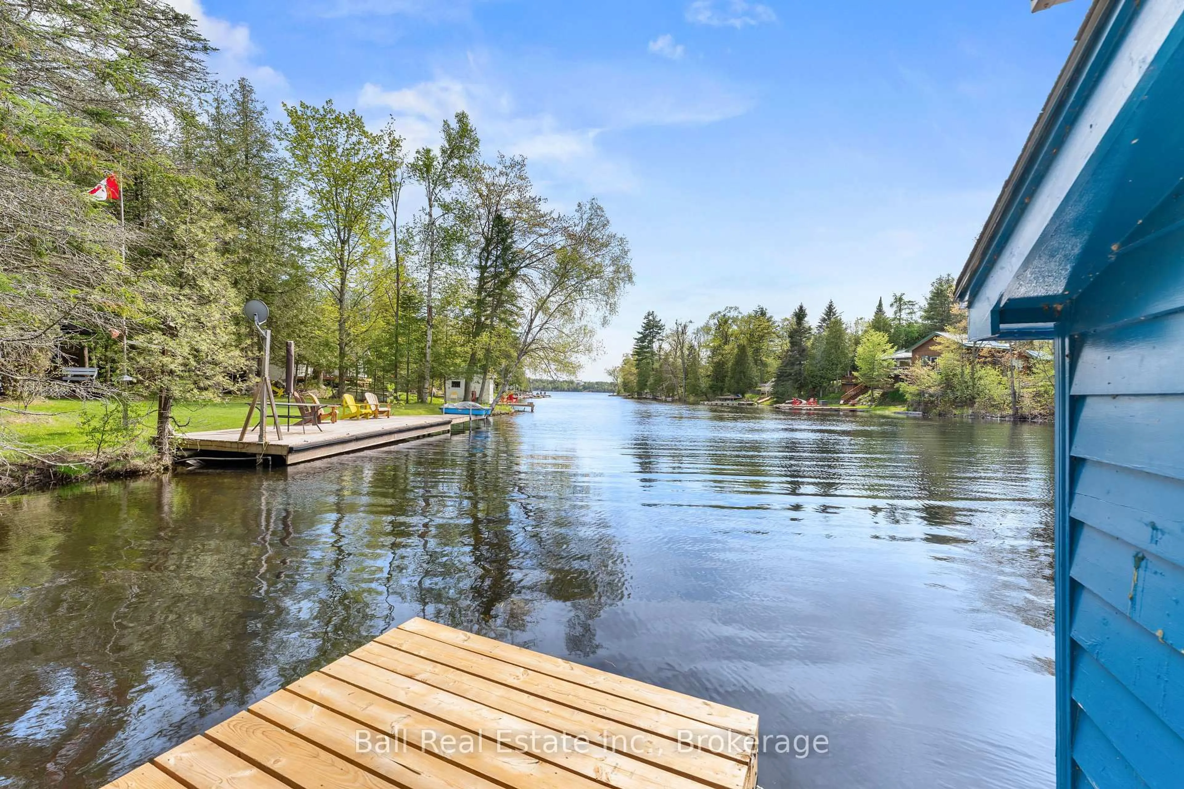 Patio, water/lake/river/ocean view for 14 Fire Route 94C, Trent Lakes Ontario K0M 1A0