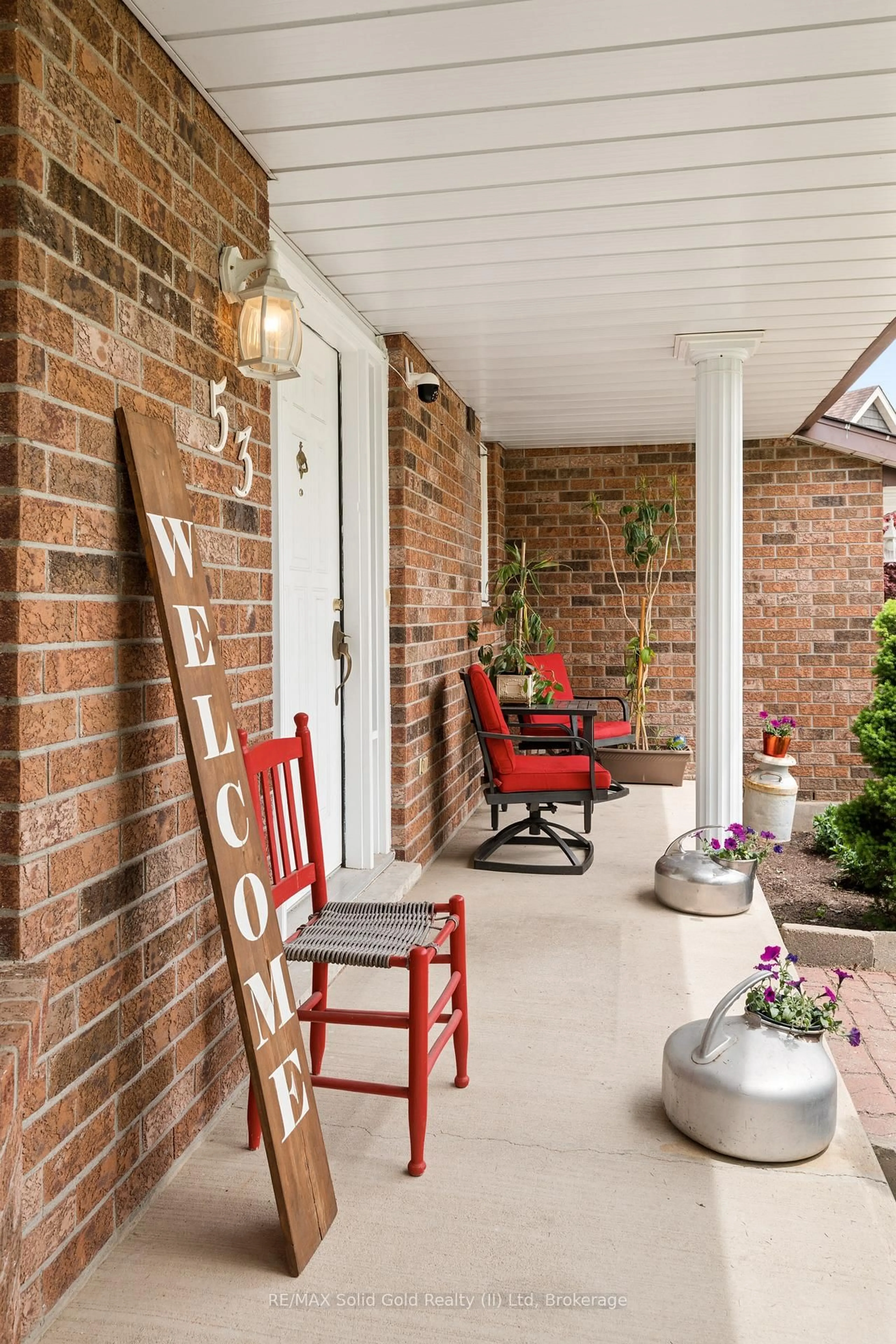 Home with brick exterior material, street for 53 Bock Crt, Wilmot Ontario N0B 2E0