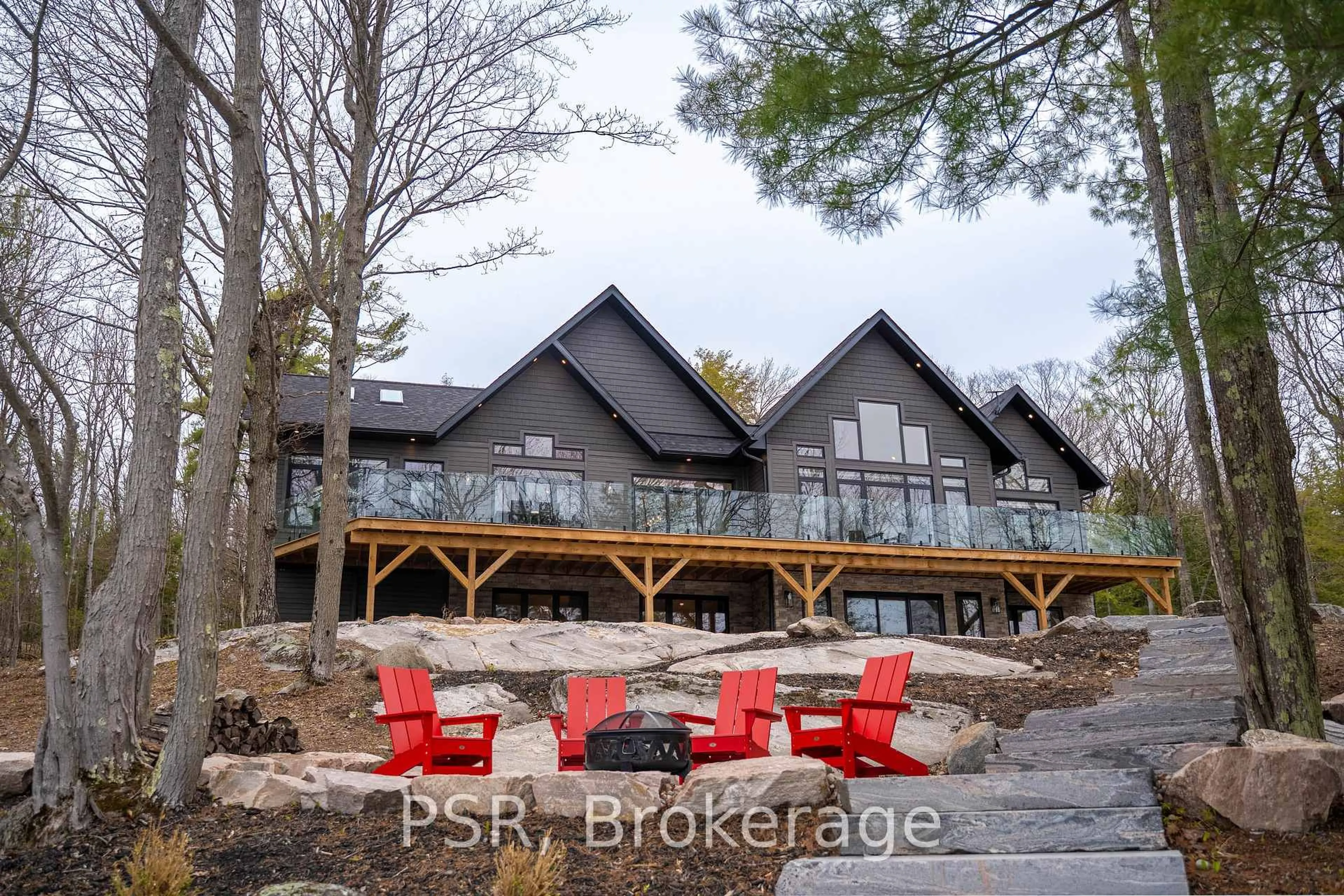 Patio, water/lake/river/ocean view for 40 Calow Rd, Carling Ontario P0G 1G0