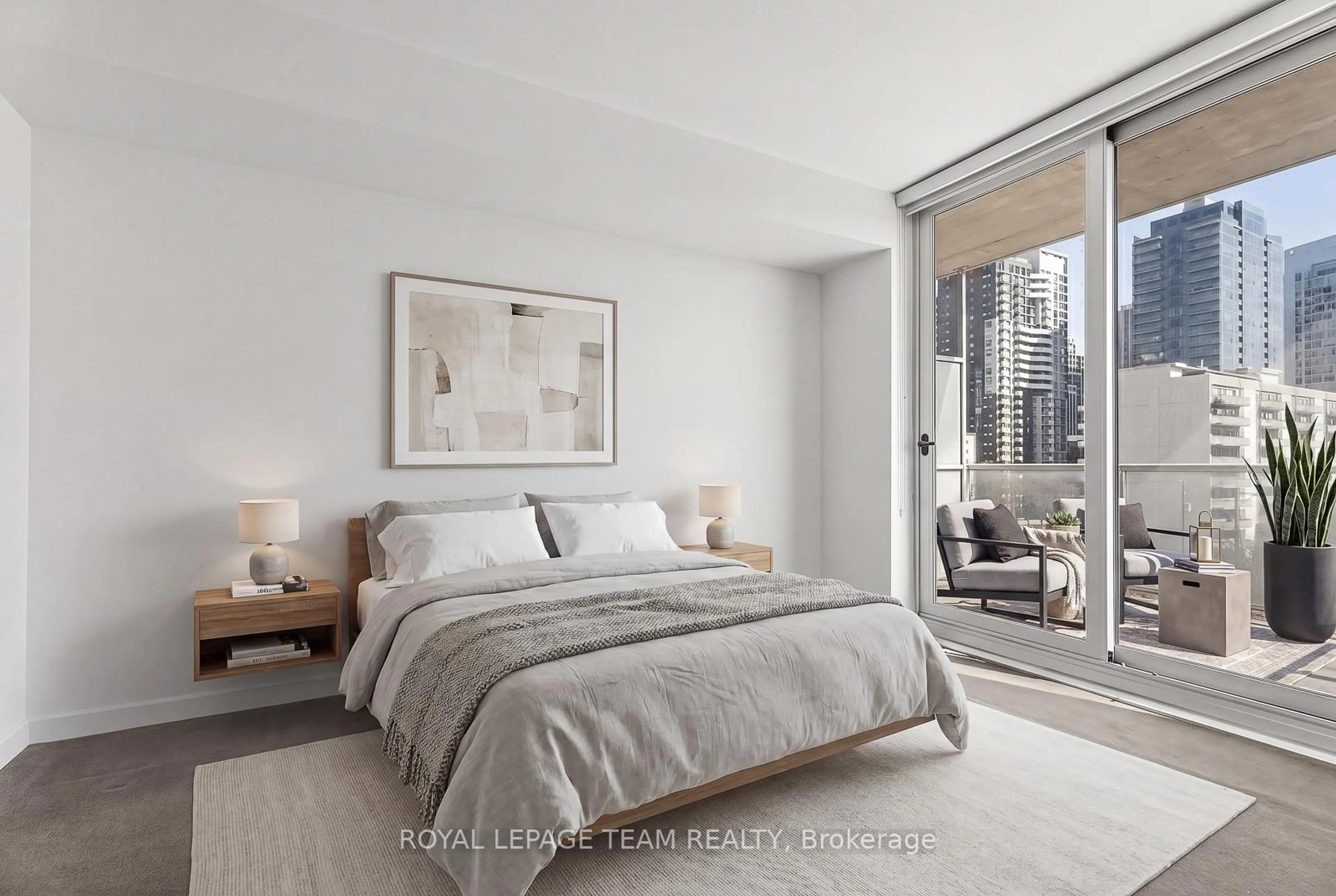 Bedroom with bed, unknown for 300 Lisgar St #604, Ottawa Ontario K2P 0E2