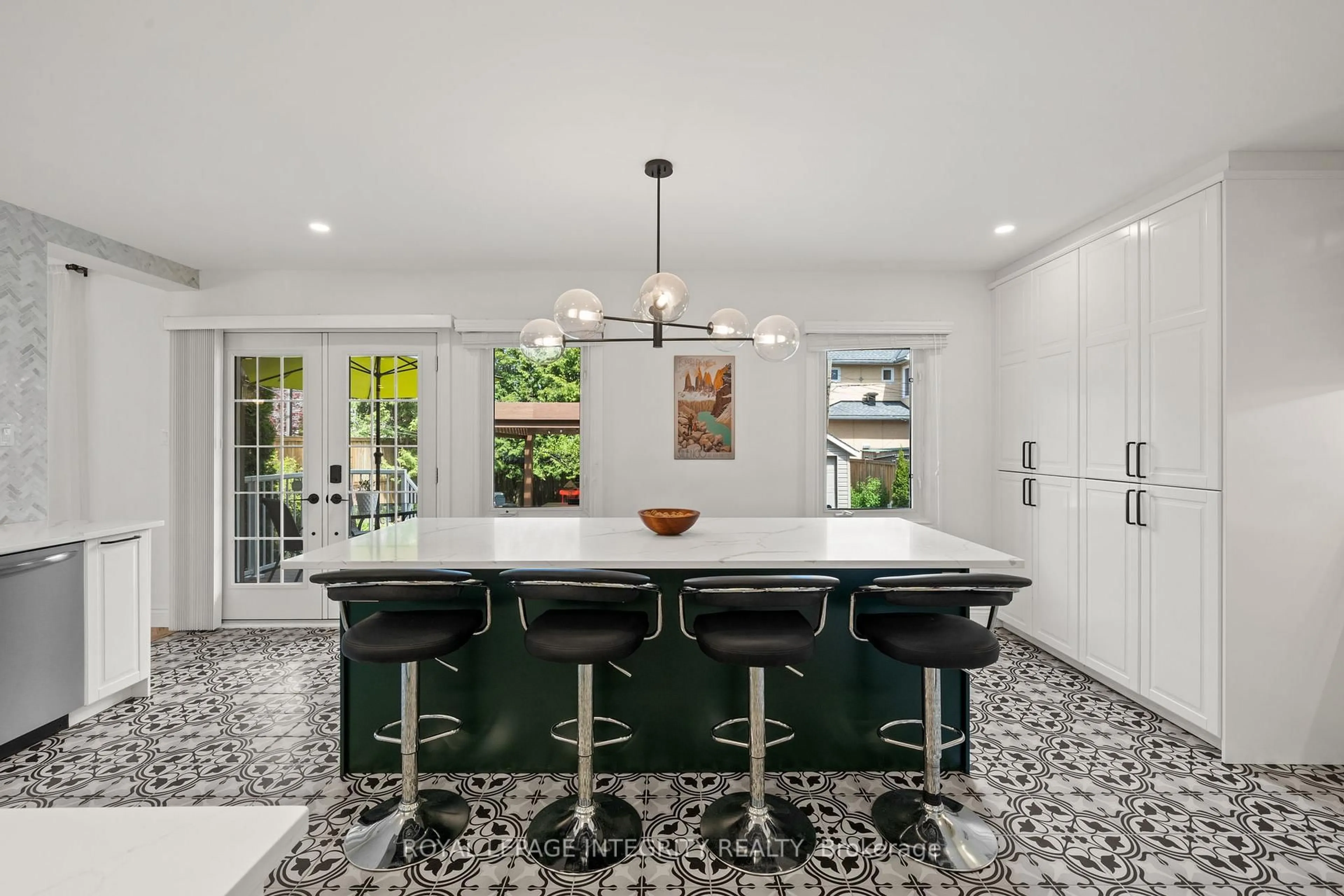 Contemporary kitchen, ceramic/tile floor for 45 Goulburn Ave, Ottawa Ontario K1N 8C7