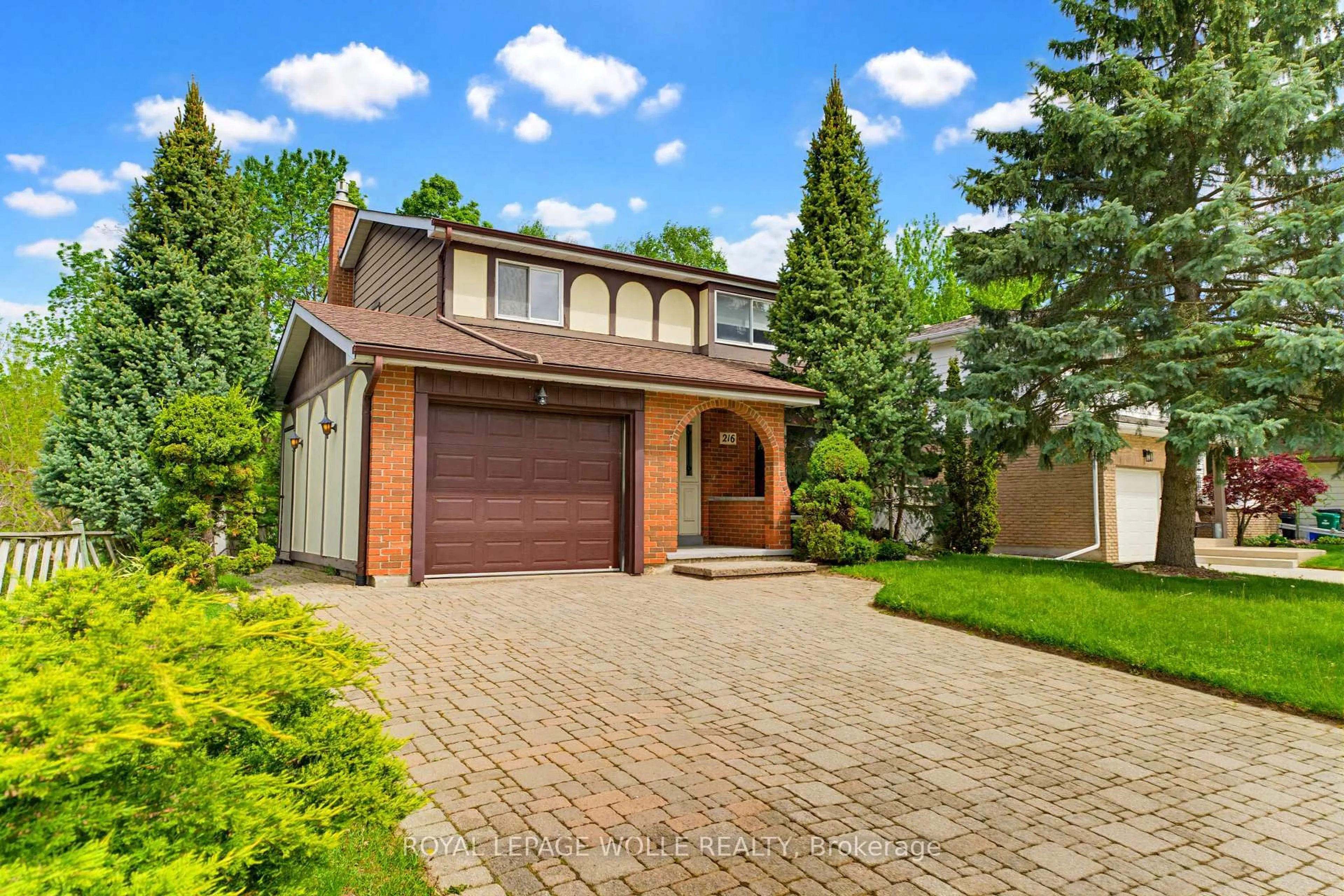 Home with brick exterior material, street for 216 McGarry Dr, Kitchener Ontario N2N 1H9