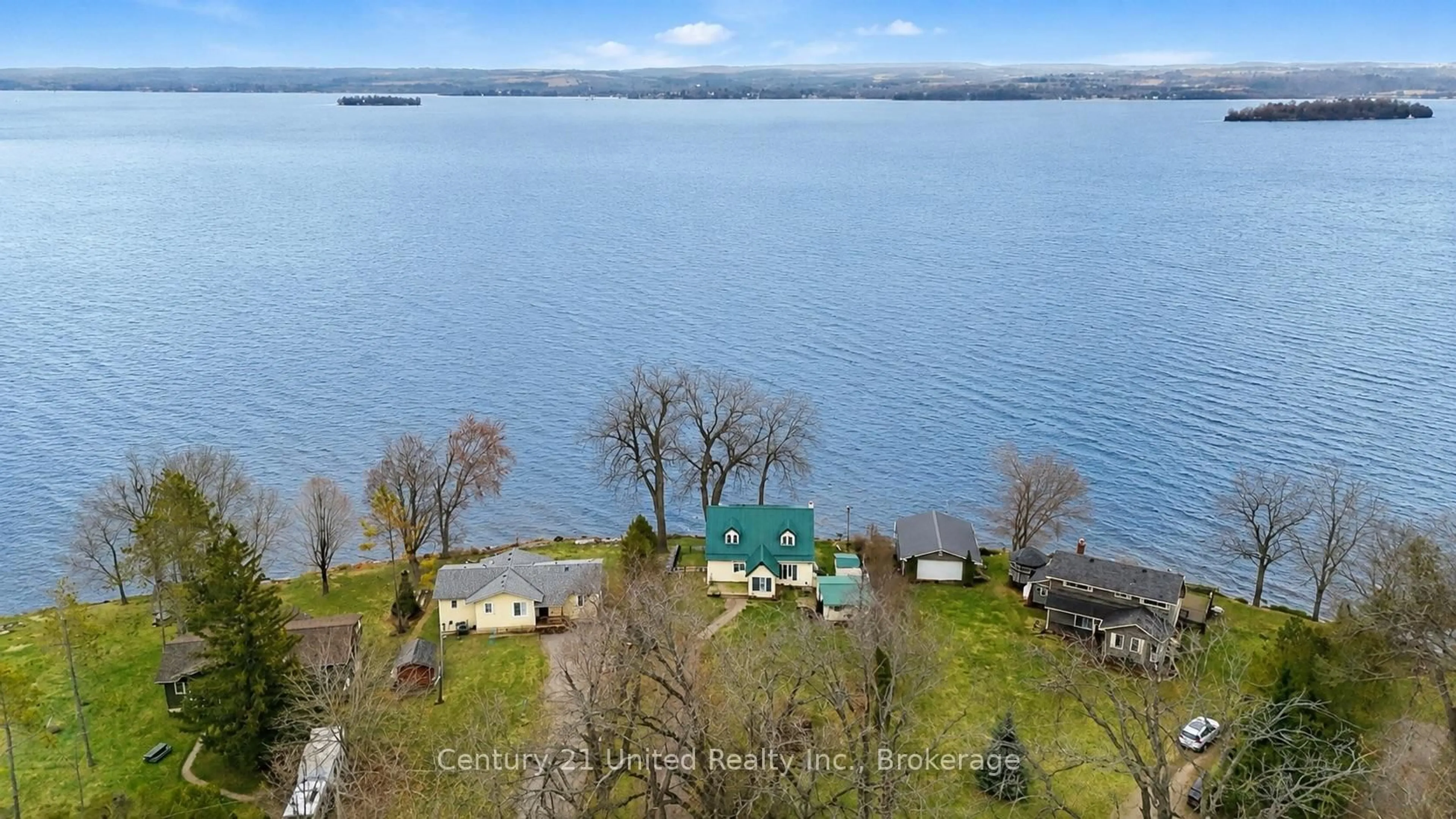 A pic from outside/outdoor area/front of a property/back of a property/a pic from drone, water/lake/river/ocean view for 40 Ivey Lane, Otonabee-South Monaghan Ontario K0L 2G0
