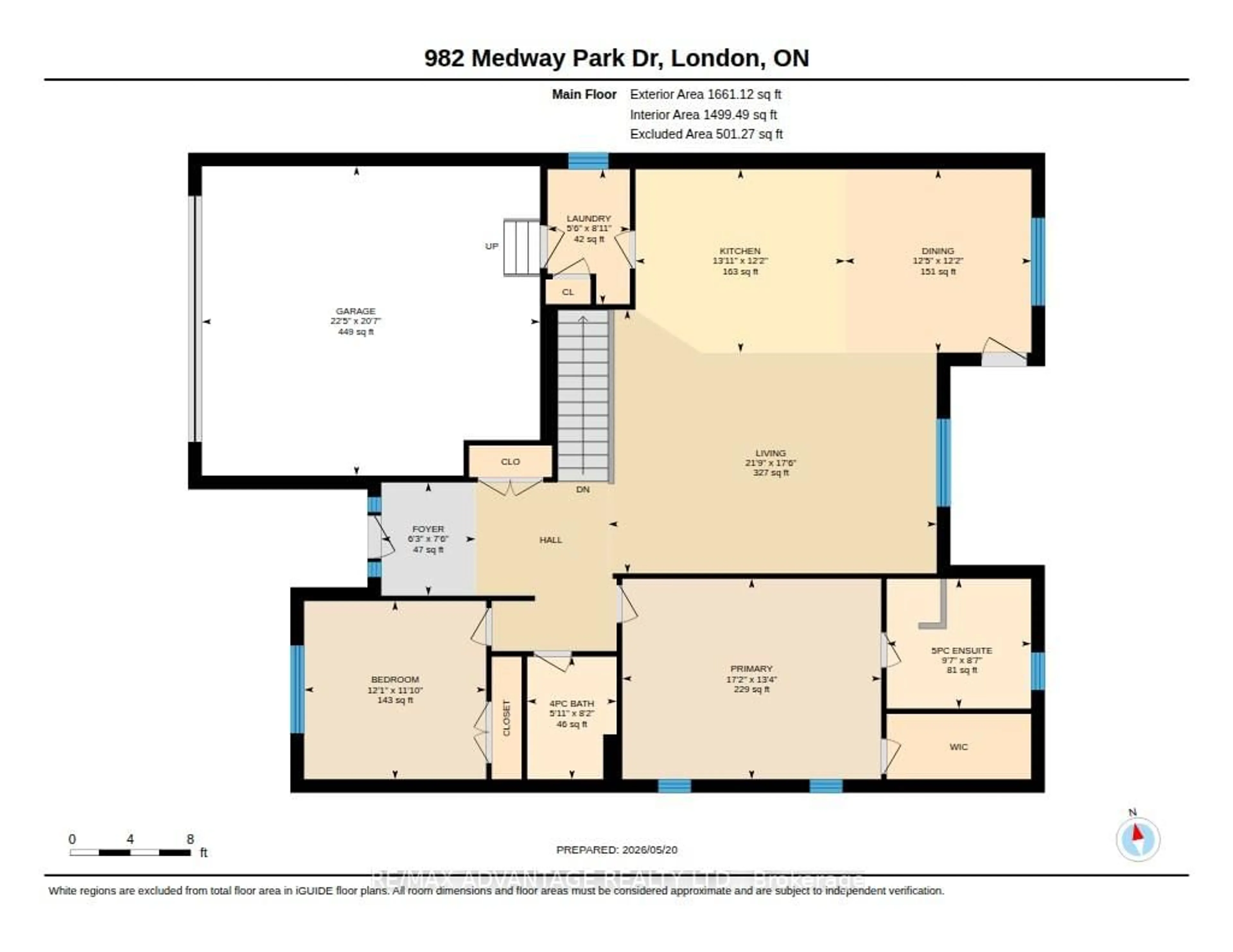 Floor plan for 982 Medway Park Dr, London North Ontario N6G 0K7