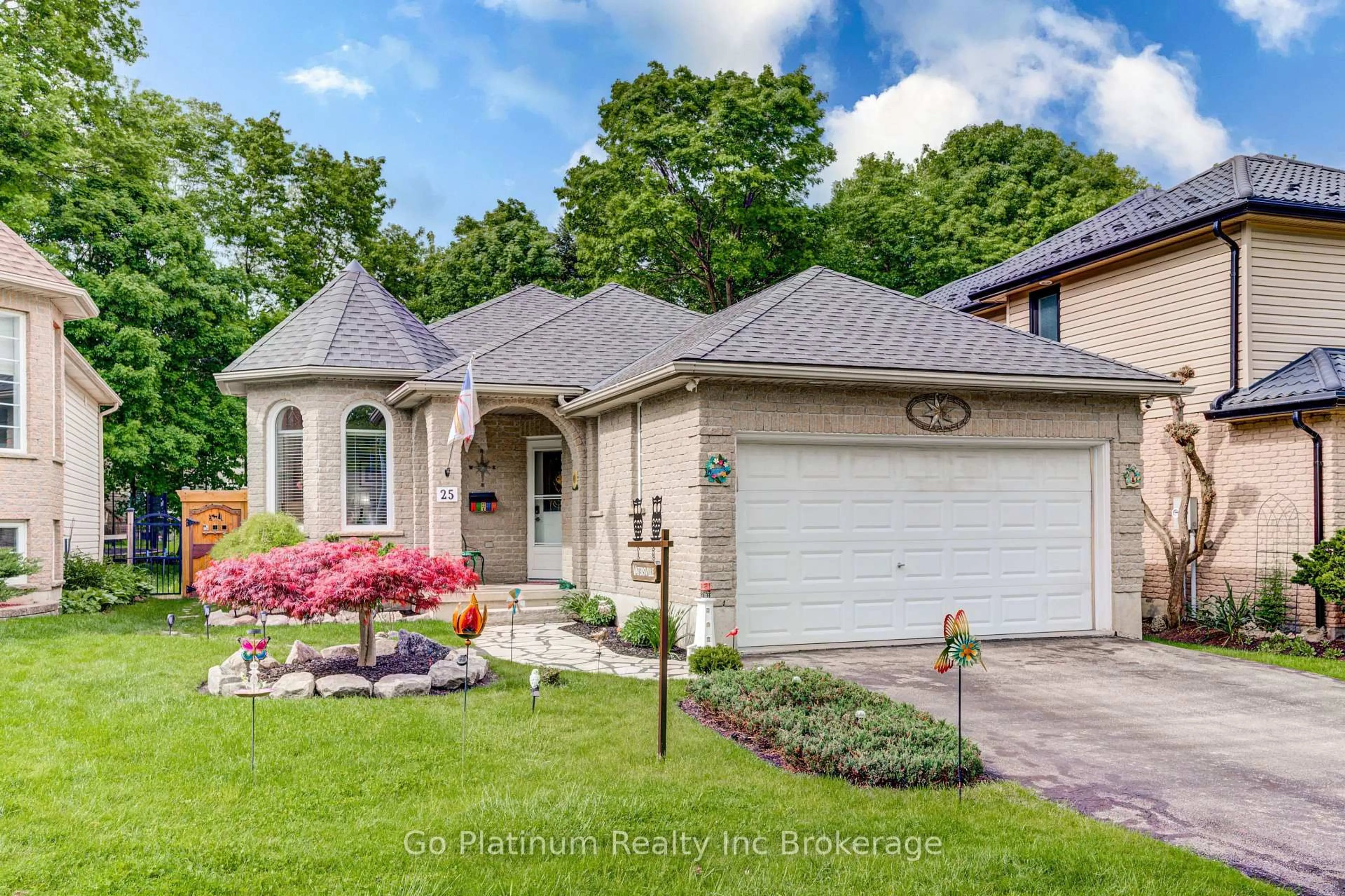 Home with brick exterior material, street for 25 Pembers Pass, Woodstock Ontario N4S 8Z5