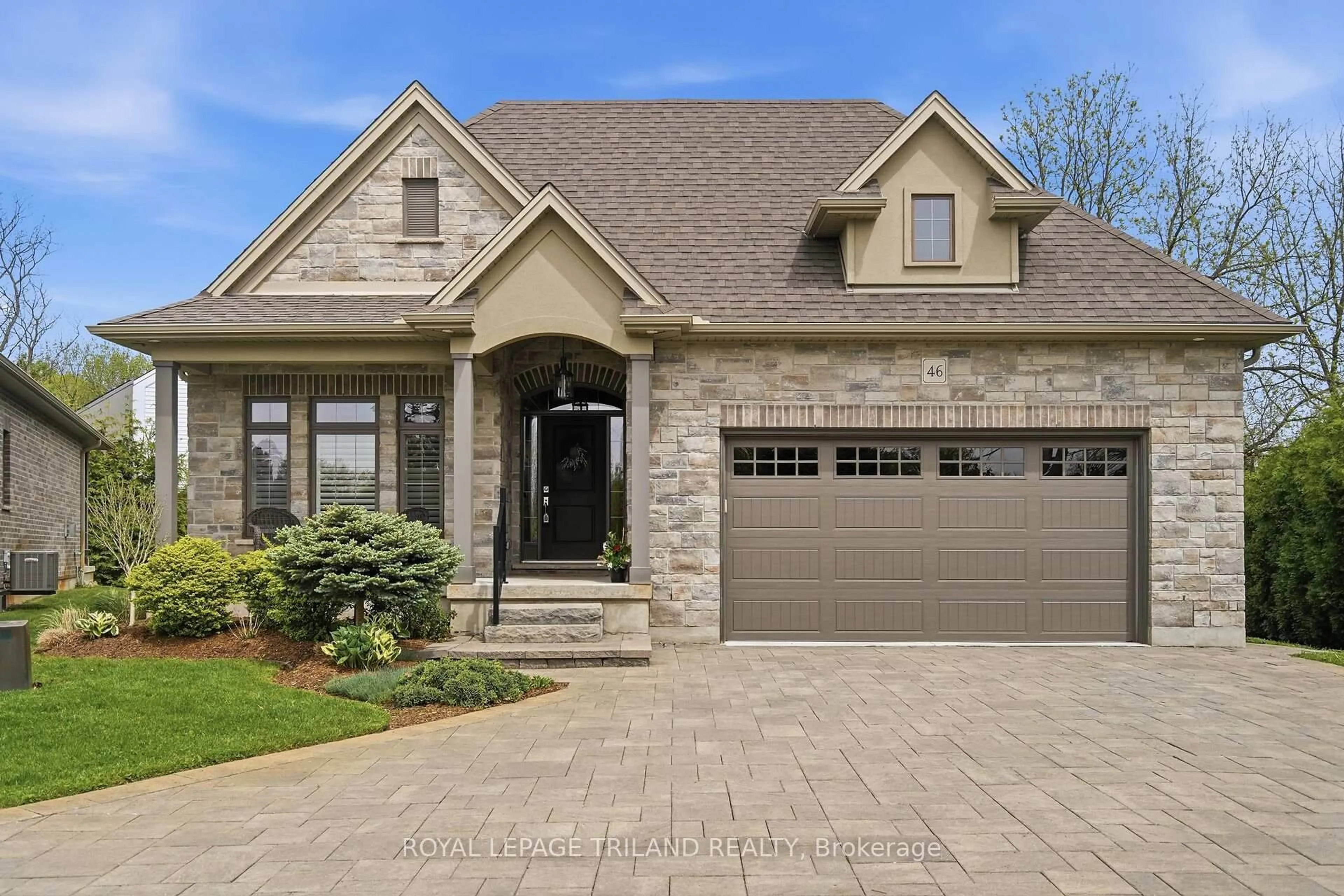 Home with brick exterior material, street for 1205 Riverside Dr ##46, London North Ontario N6H 0H7