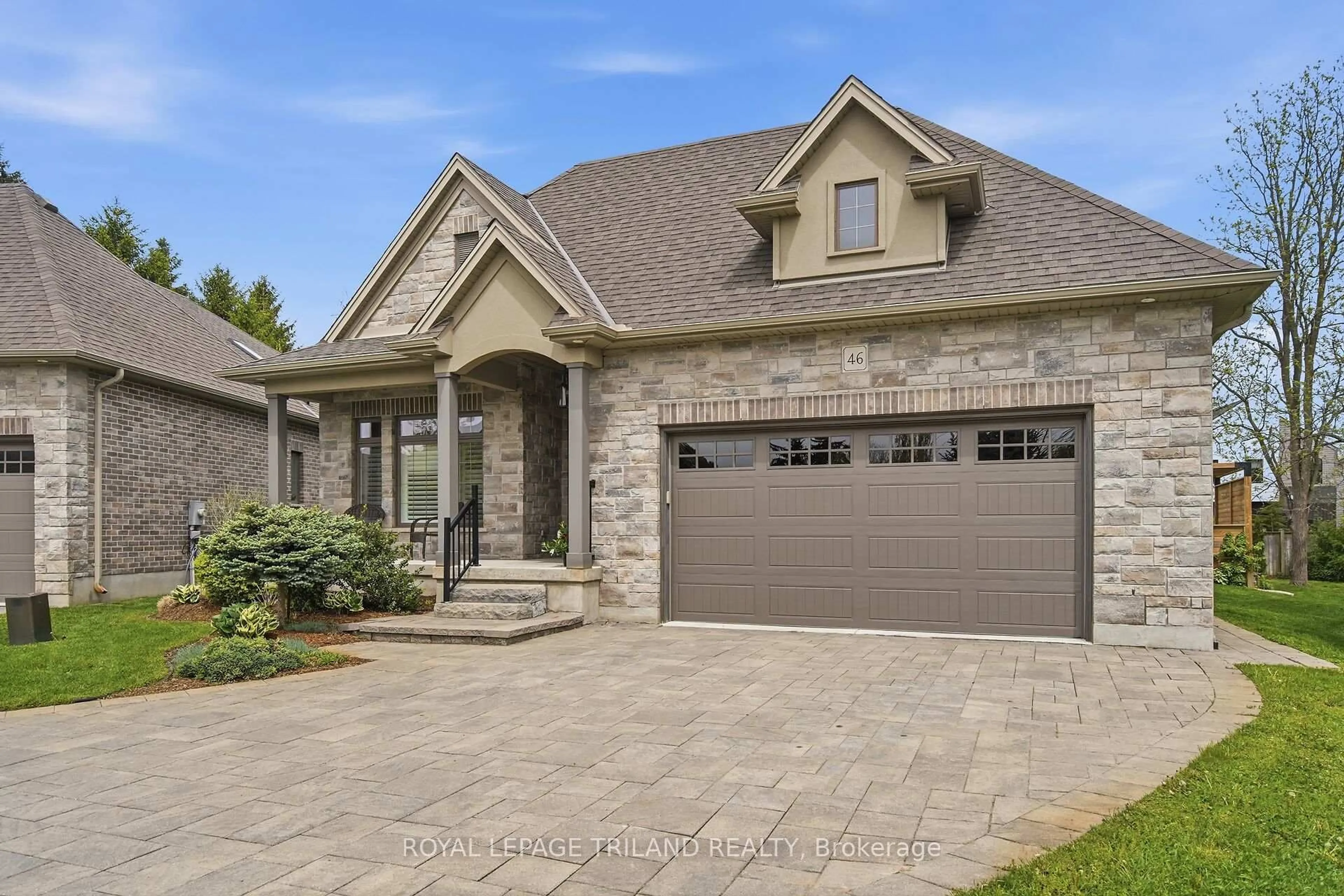 Home with brick exterior material, street for 1205 Riverside Dr ##46, London North Ontario N6H 0H7