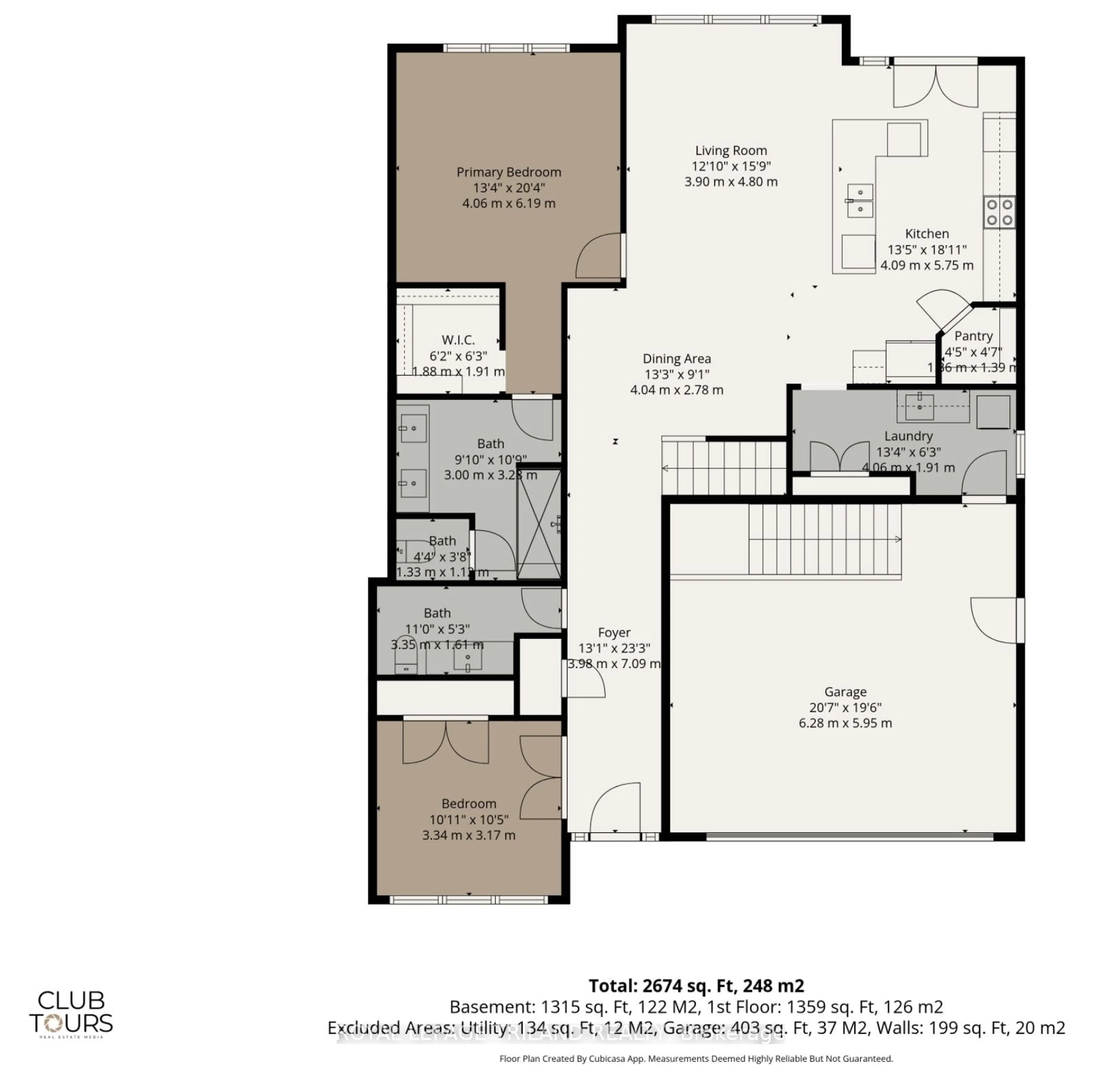 Floor plan for 1205 Riverside Dr ##46, London North Ontario N6H 0H7