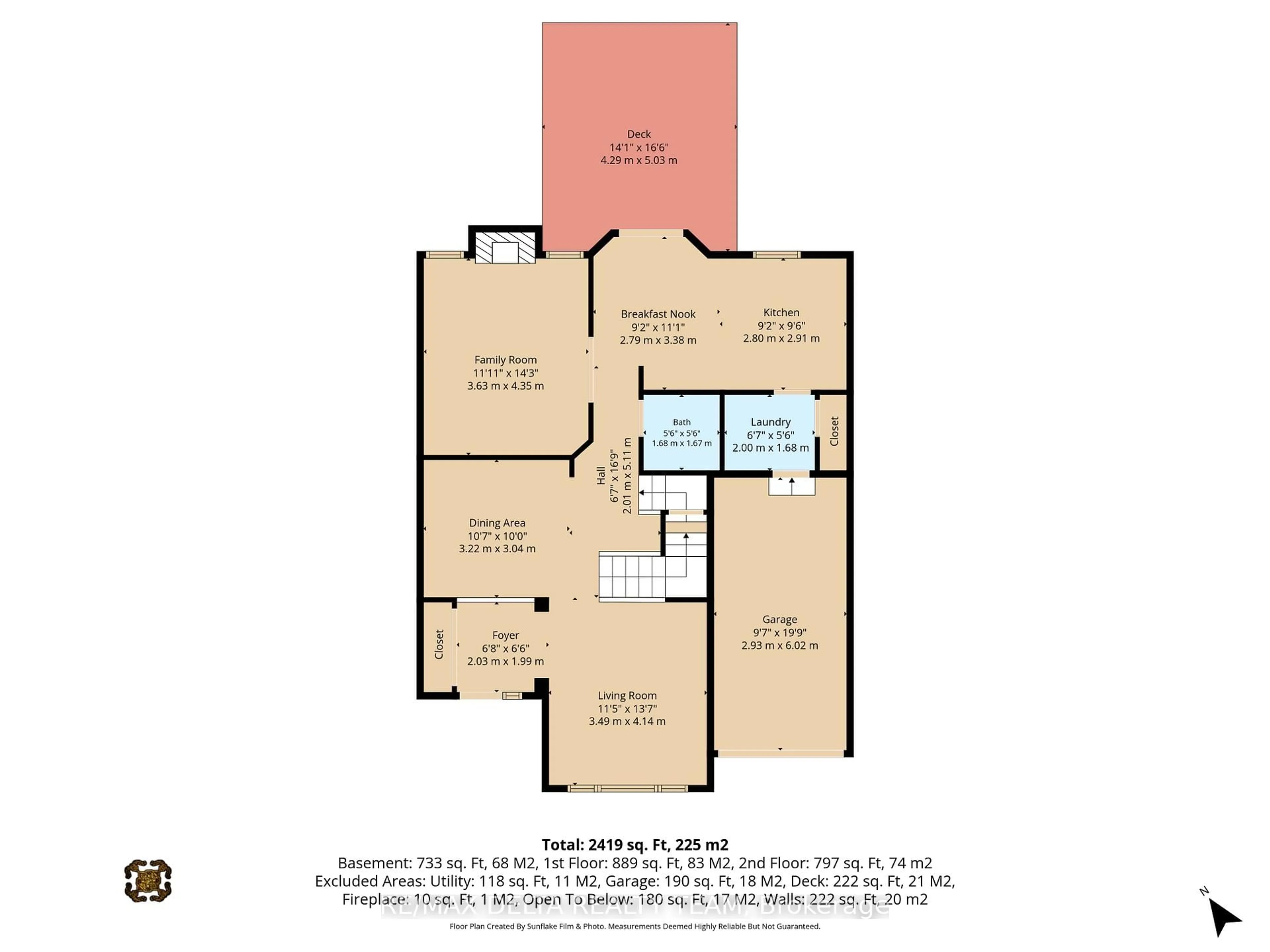 Floor plan for 310 Sarabella St, Ottawa Ontario K4A 0A3