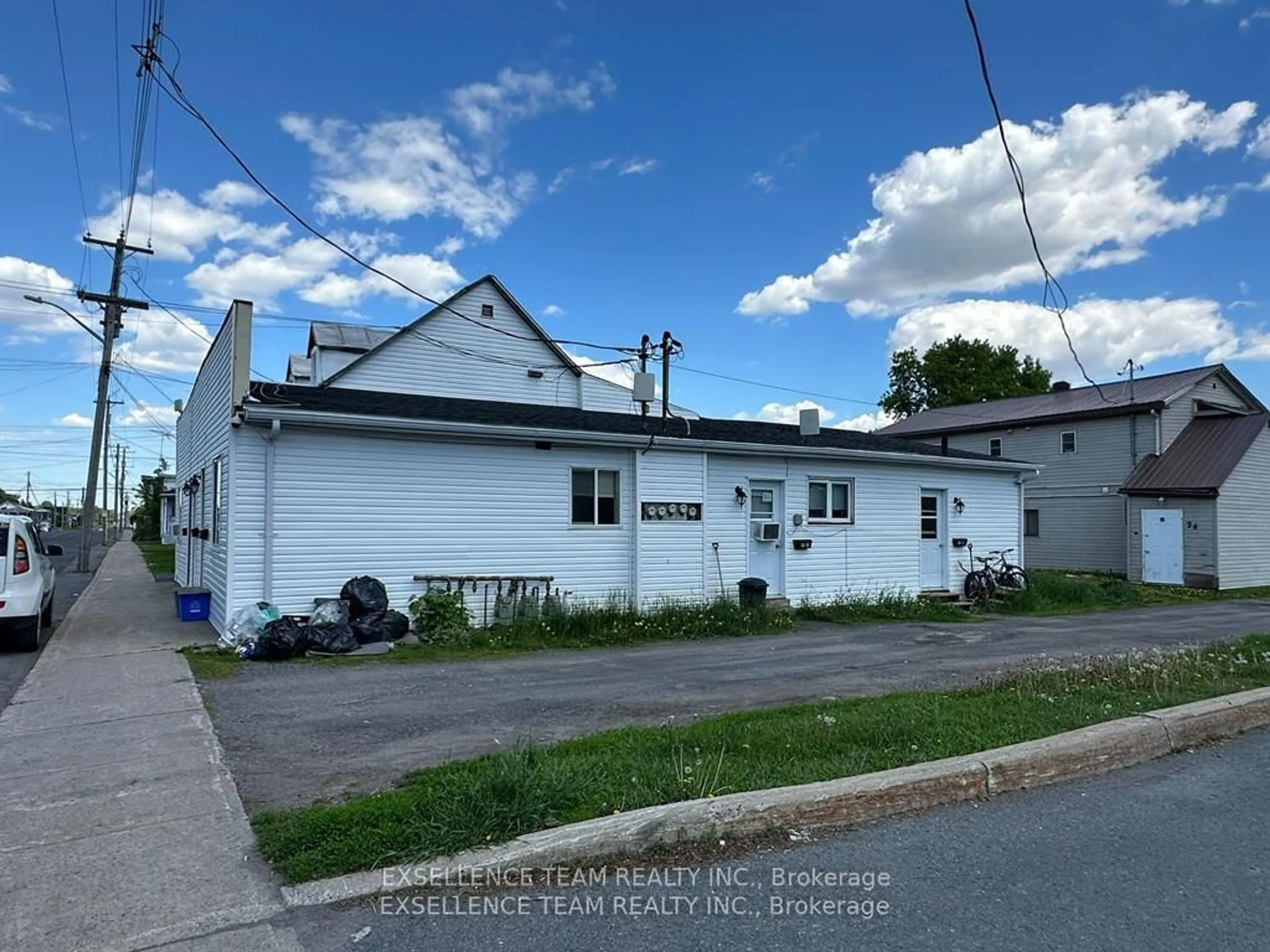 A pic from outside/outdoor area/front of a property/back of a property/a pic from drone, street for 28 Lochiel Rd, North Glengarry Ontario K0C 1A0