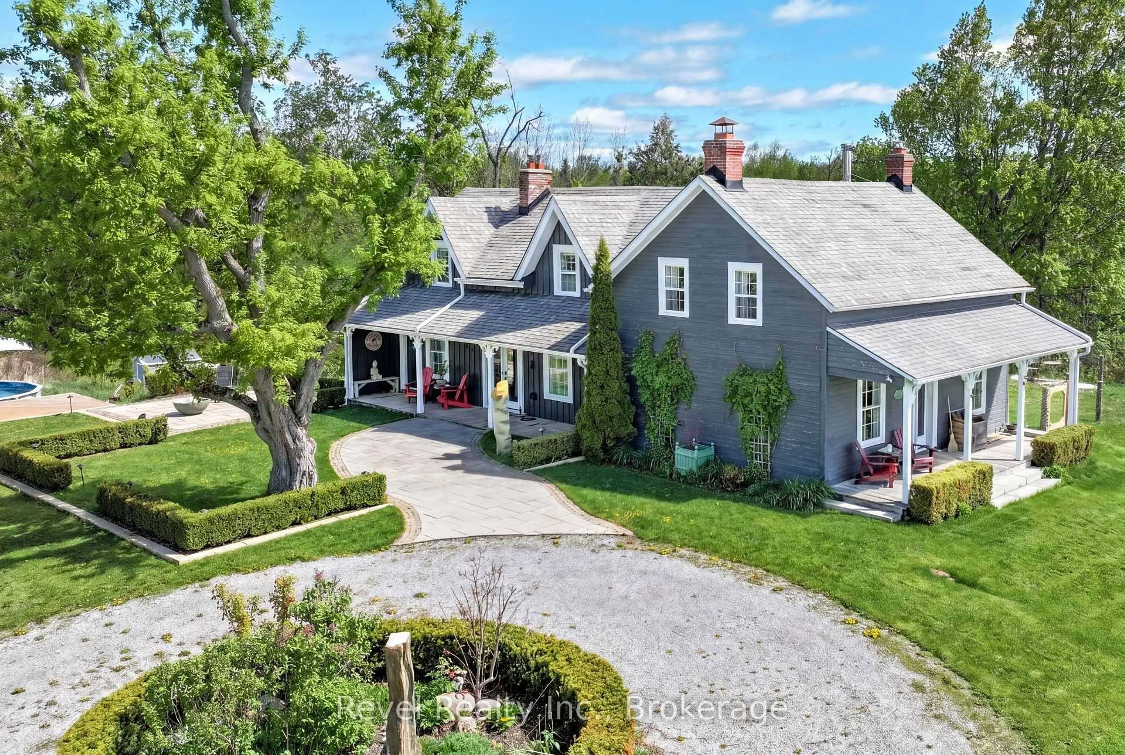 A pic from outside/outdoor area/front of a property/back of a property/a pic from drone, street for 291 County Rd 30, Kawartha Lakes Ontario K0M 1L0