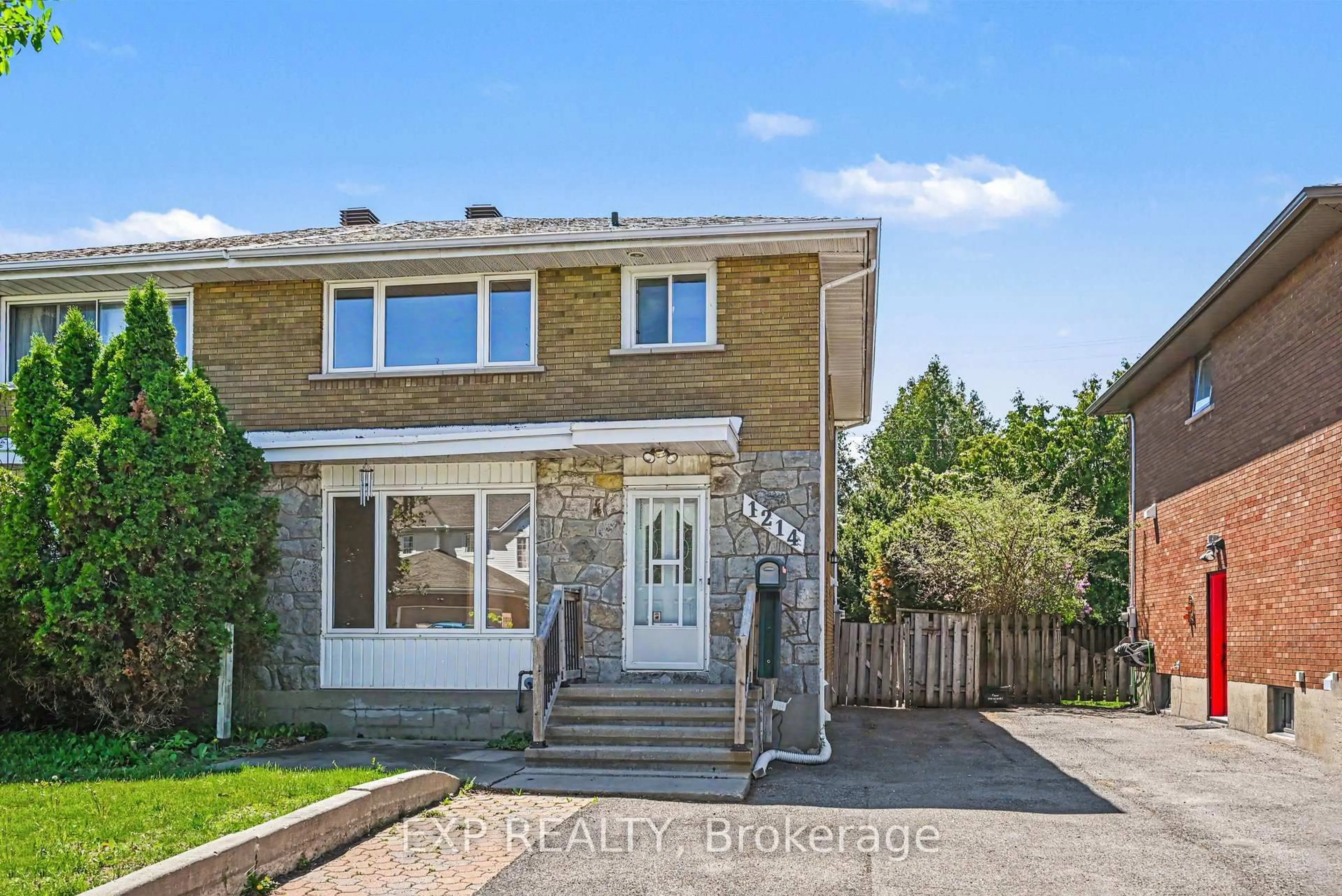 Home with brick exterior material, street for 1214 Clyde Ave, Ottawa Ontario K2C 1Y4